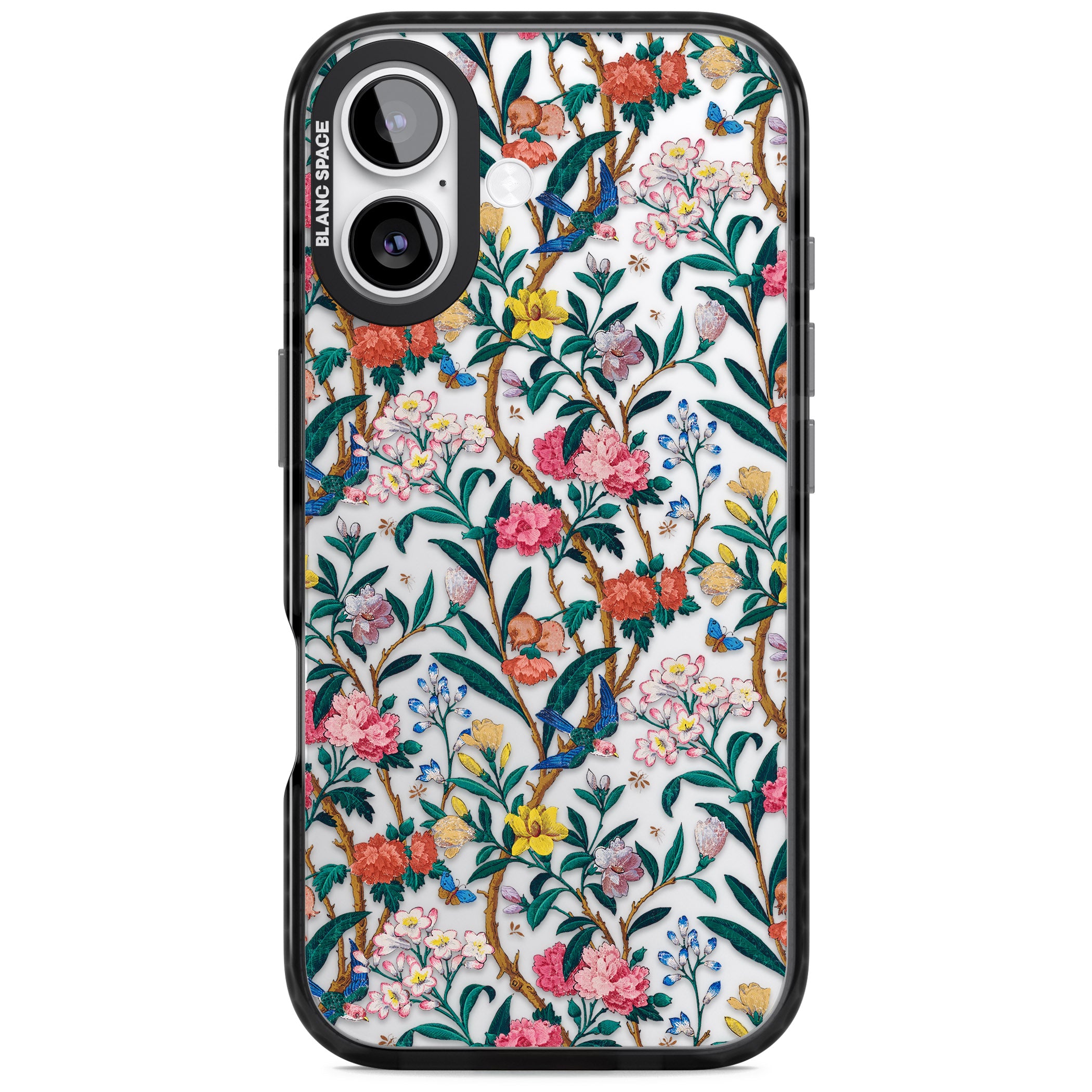 Vines & Flowers iPhone 17 Impact Black Phone Case