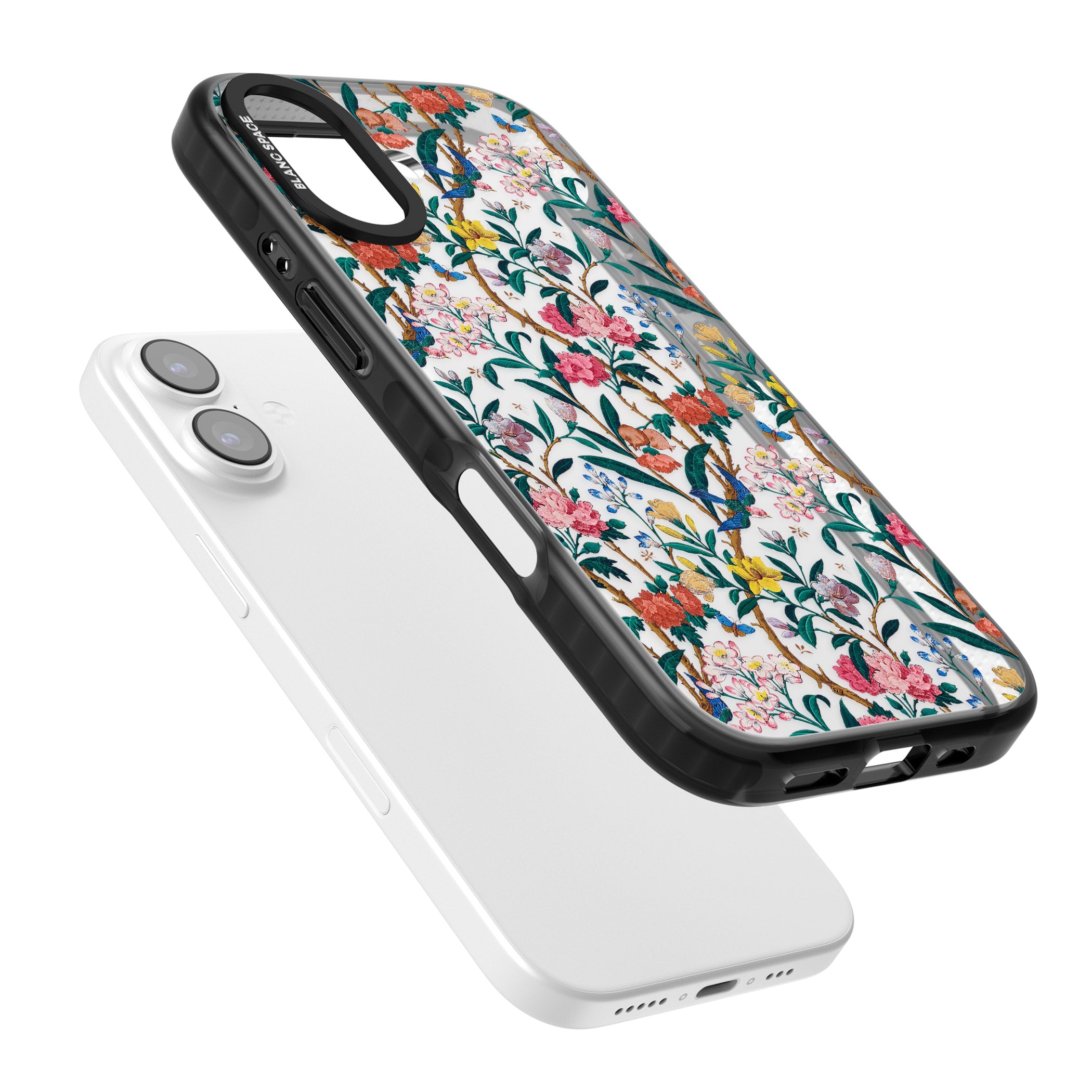 Vines & Flowers iPhone 17 Impact Black Phone Case Colours