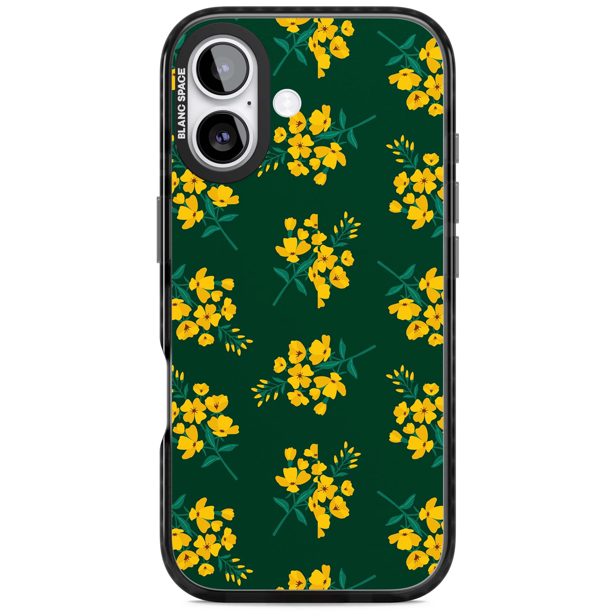 Yellow Wildflowers on Green