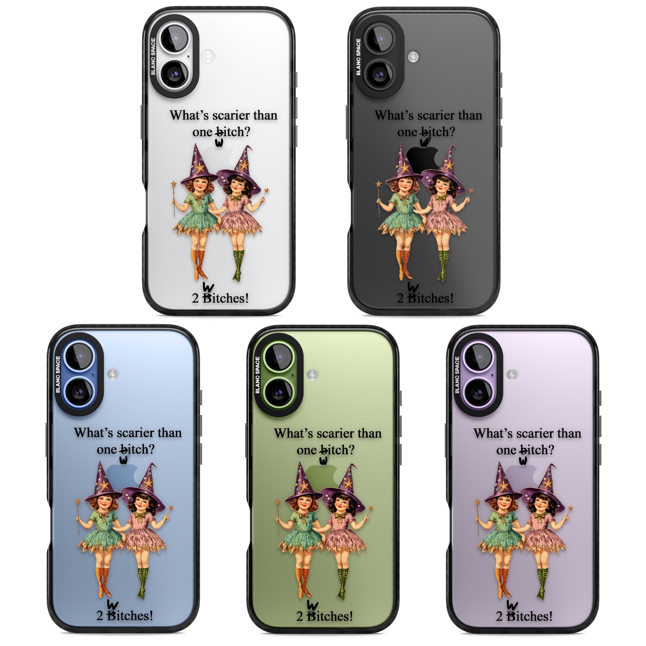 Two Witches iPhone 17 Impact Black Phone Case APT Impact Protection