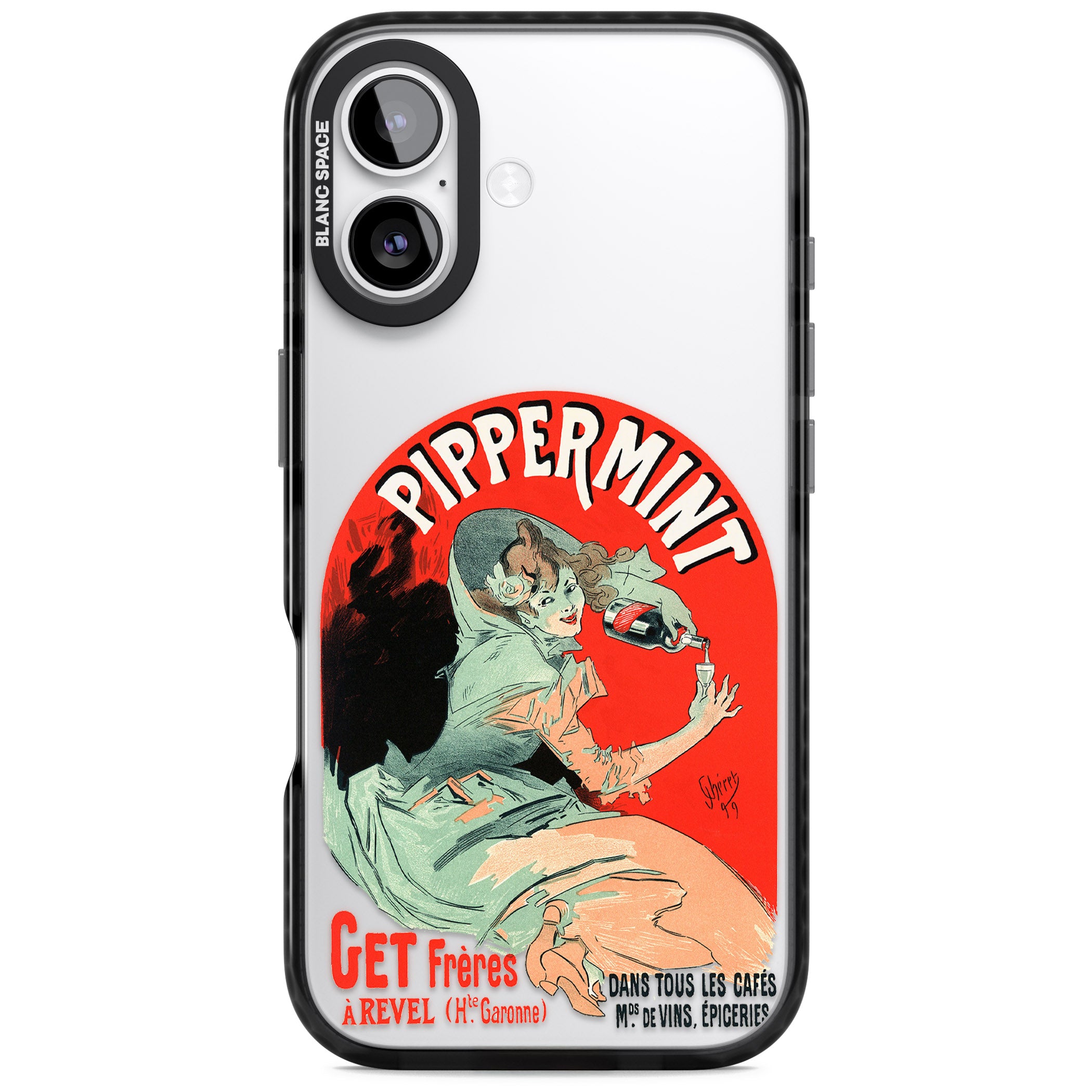 Pippermint Poster iPhone 17 Impact Black Phone Case