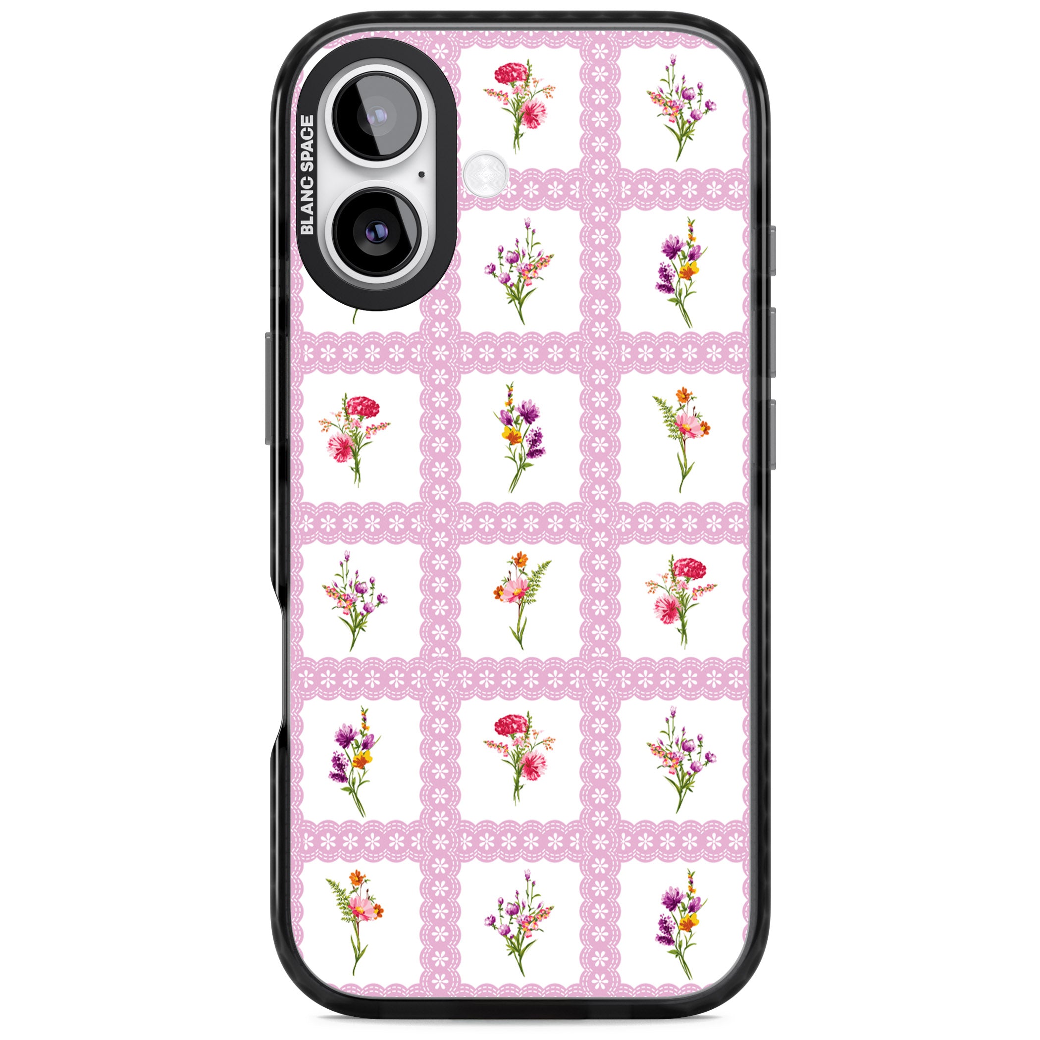 Wildflower Windows iPhone 17 Impact Black Phone Case