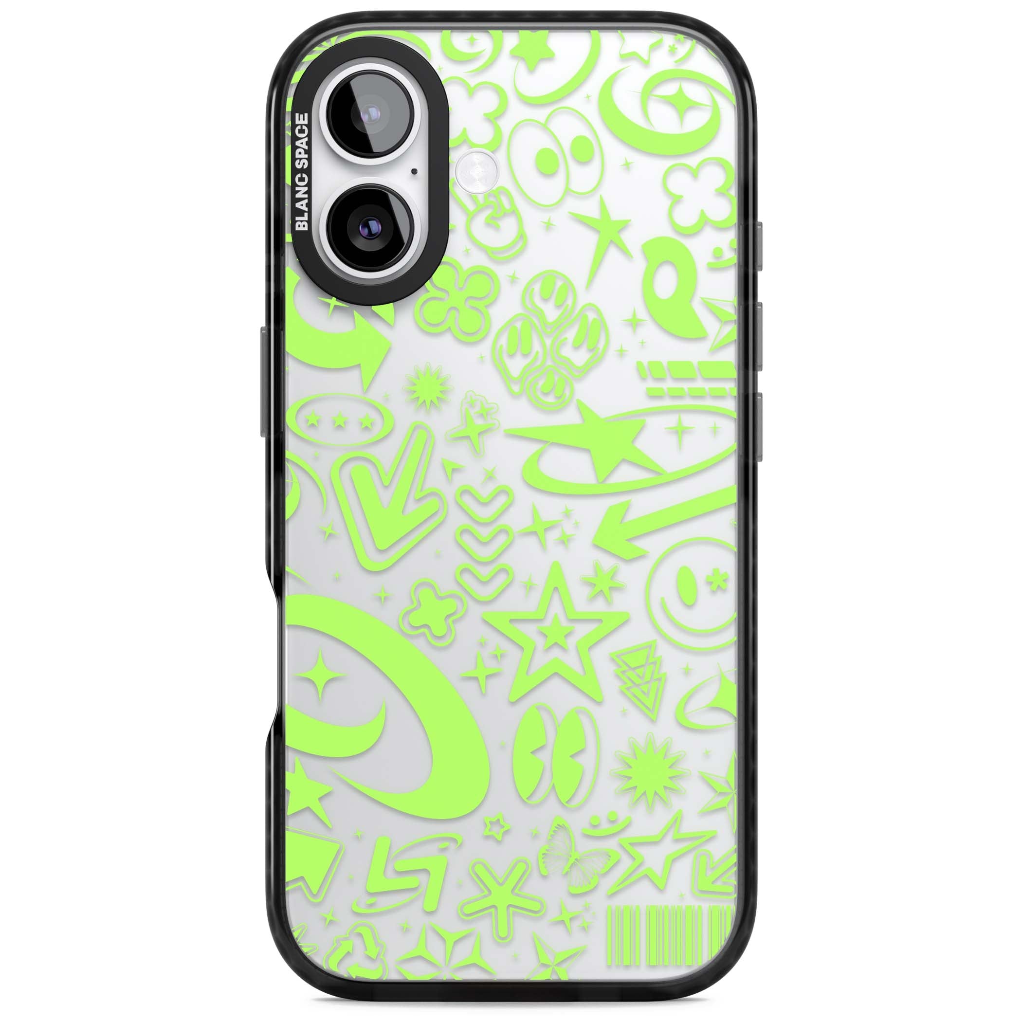 Neon Green Y2K Pattern
