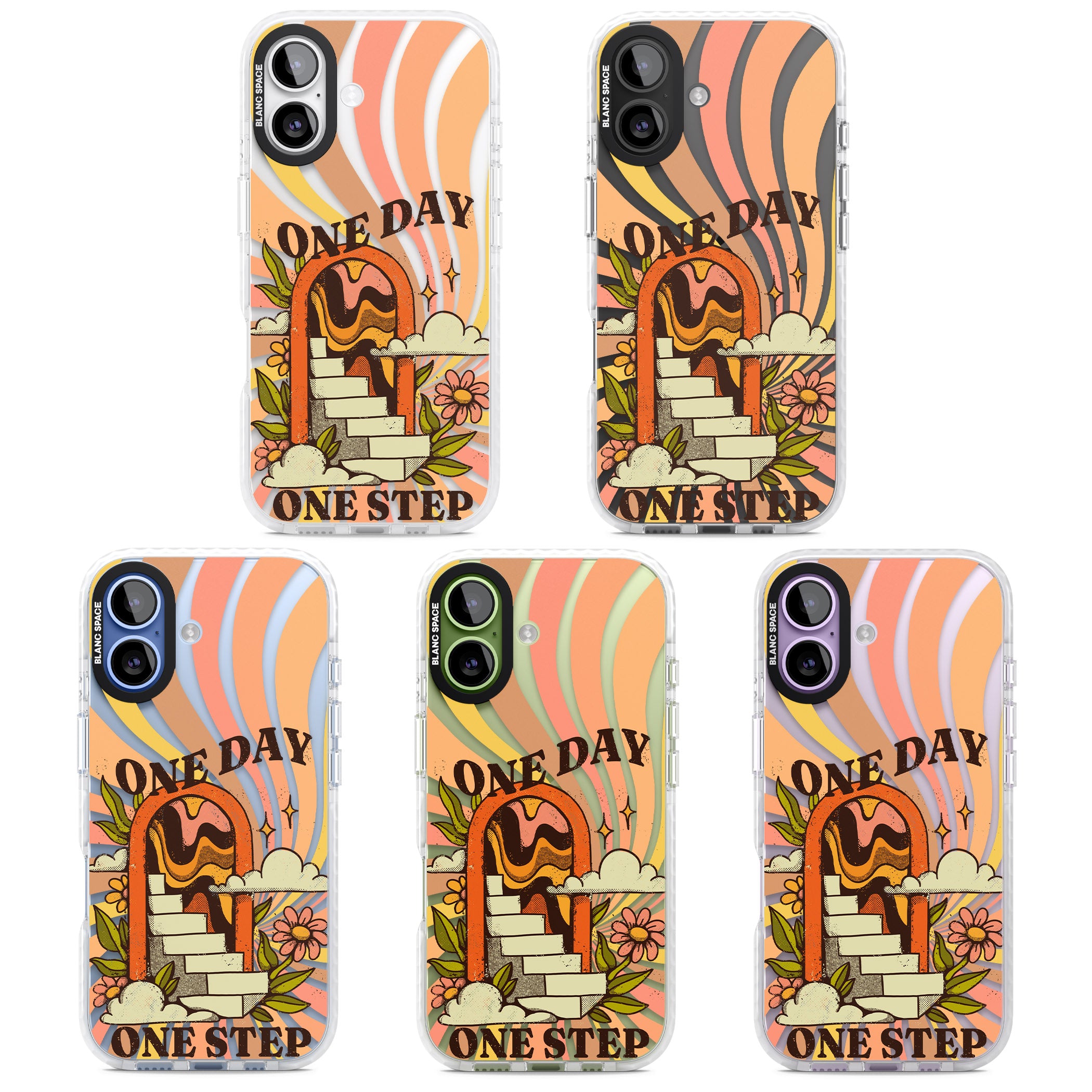 One Day One Step iPhone 17 Impact Clear Phone Case APT Impact Protection