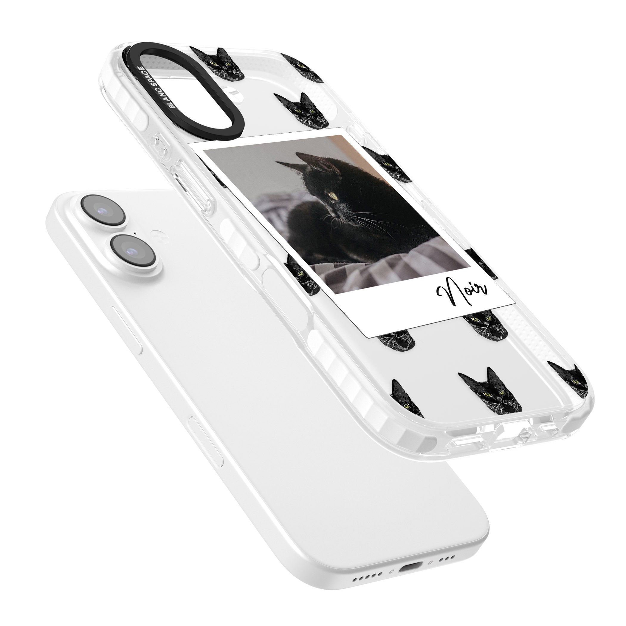 Personalised Bombay Cat Photo iPhone 17 Impact Clear Phone Case Colours