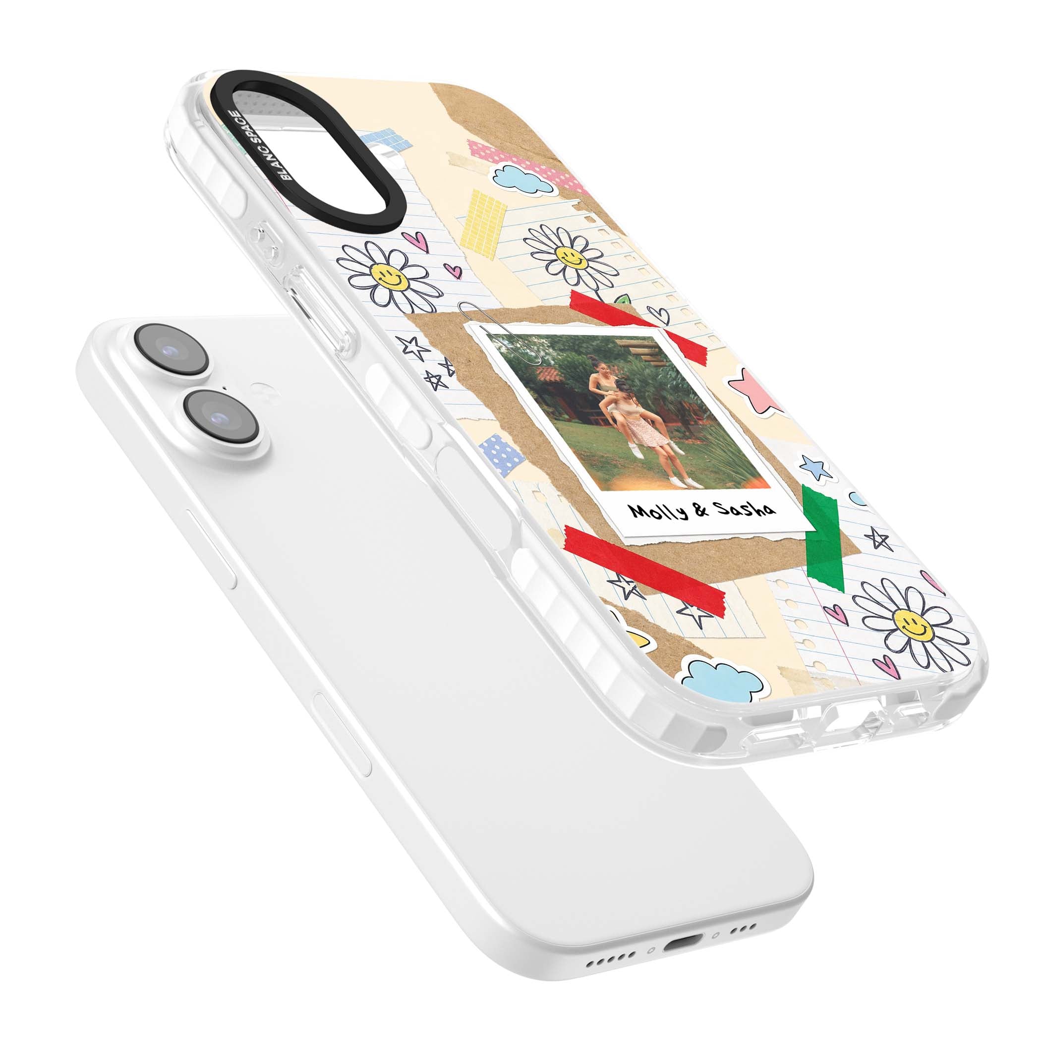 Scrapbook Photo coquette iPhone case | Black Impact case for iPhone 17