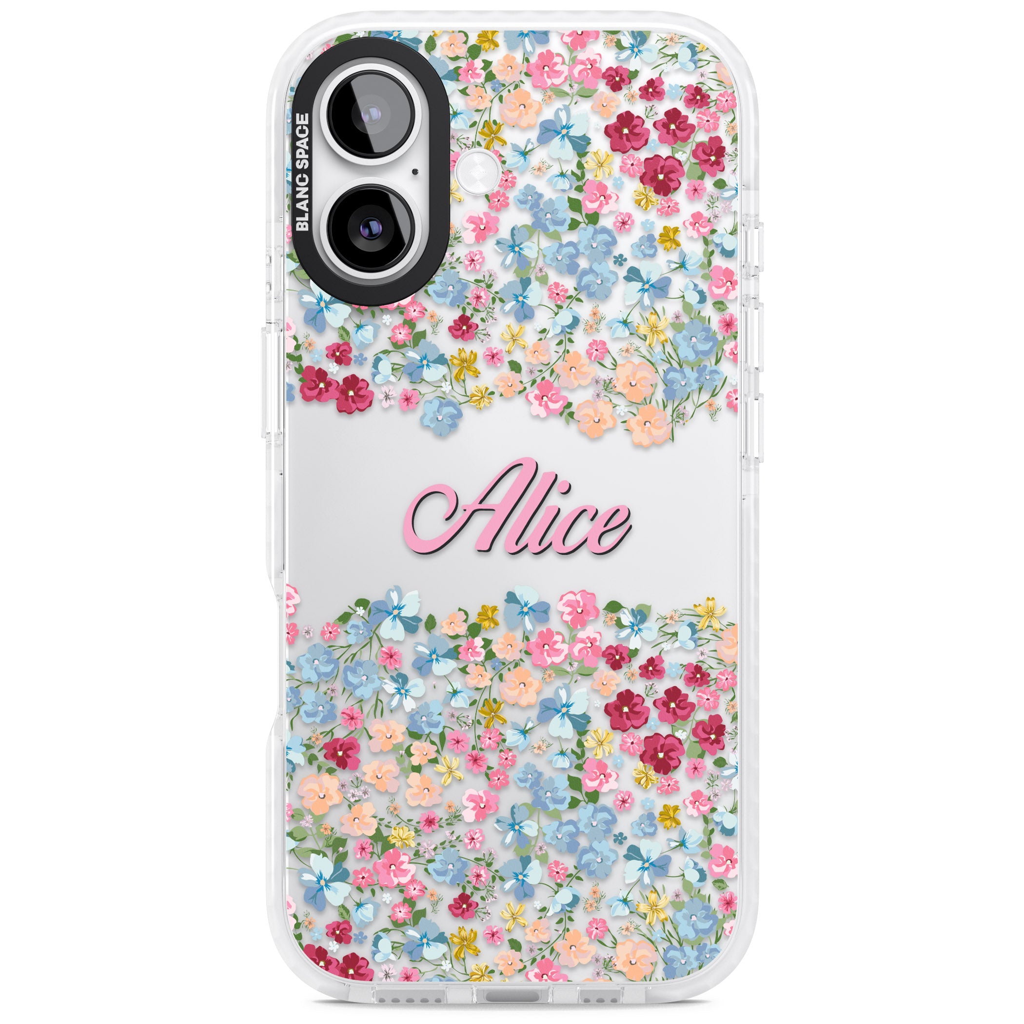 Personalised Venetian Meadow iPhone 17 Impact Clear Phone Case