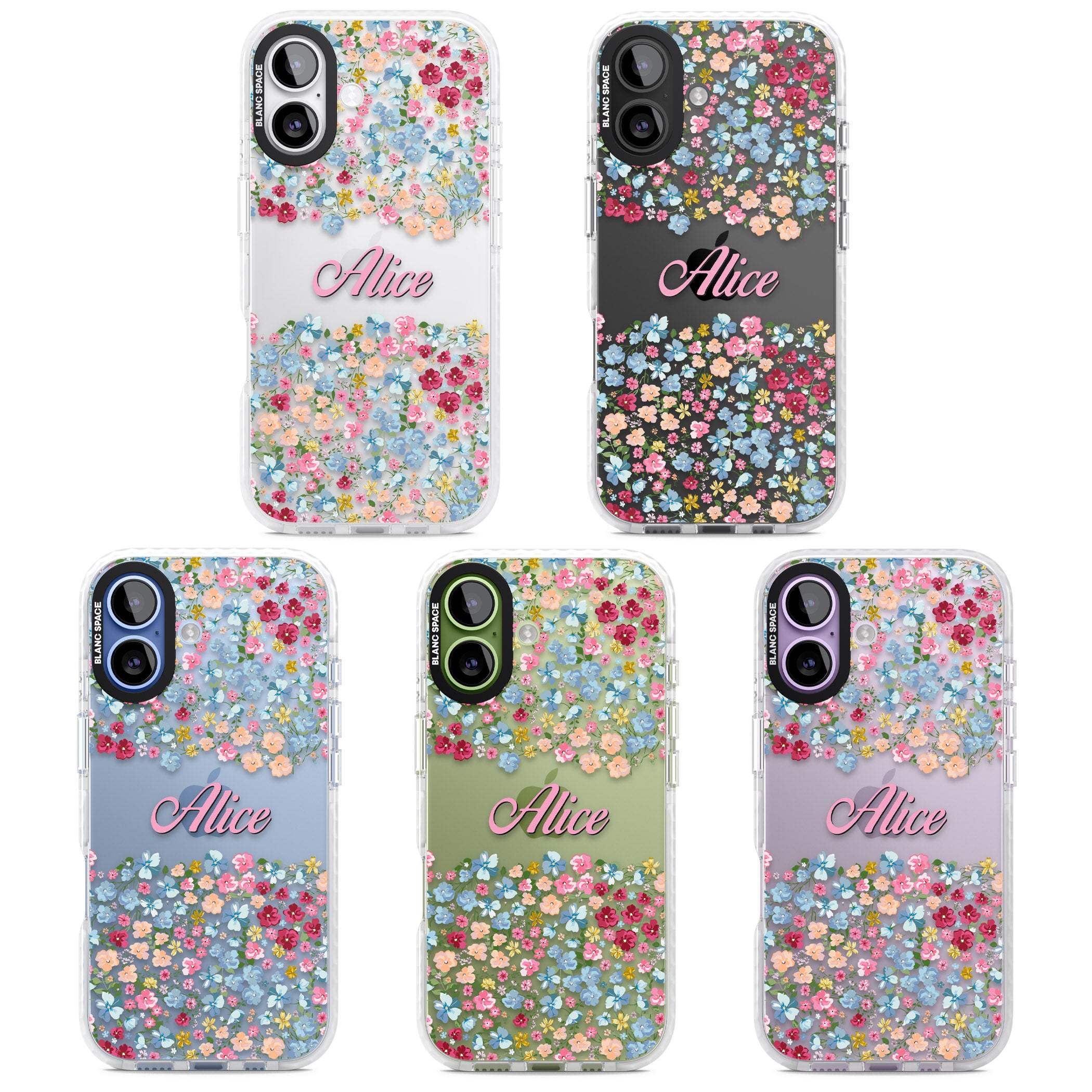 Personalised Venetian Meadow iPhone 17 Impact Clear Phone Case APT Impact Protection