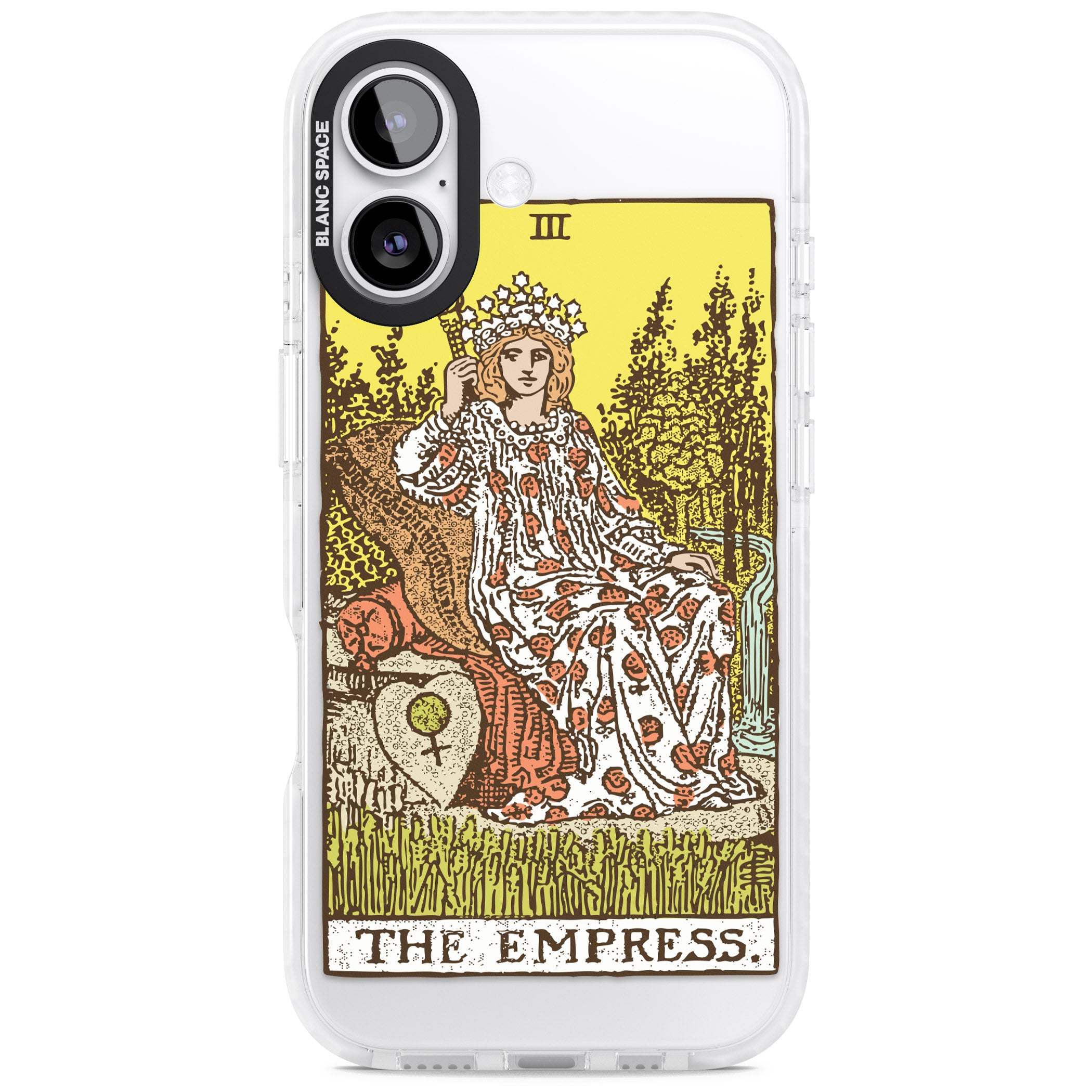 Personalised The Empress Tarot Card (Color) iPhone 17 Impact Clear Phone Case