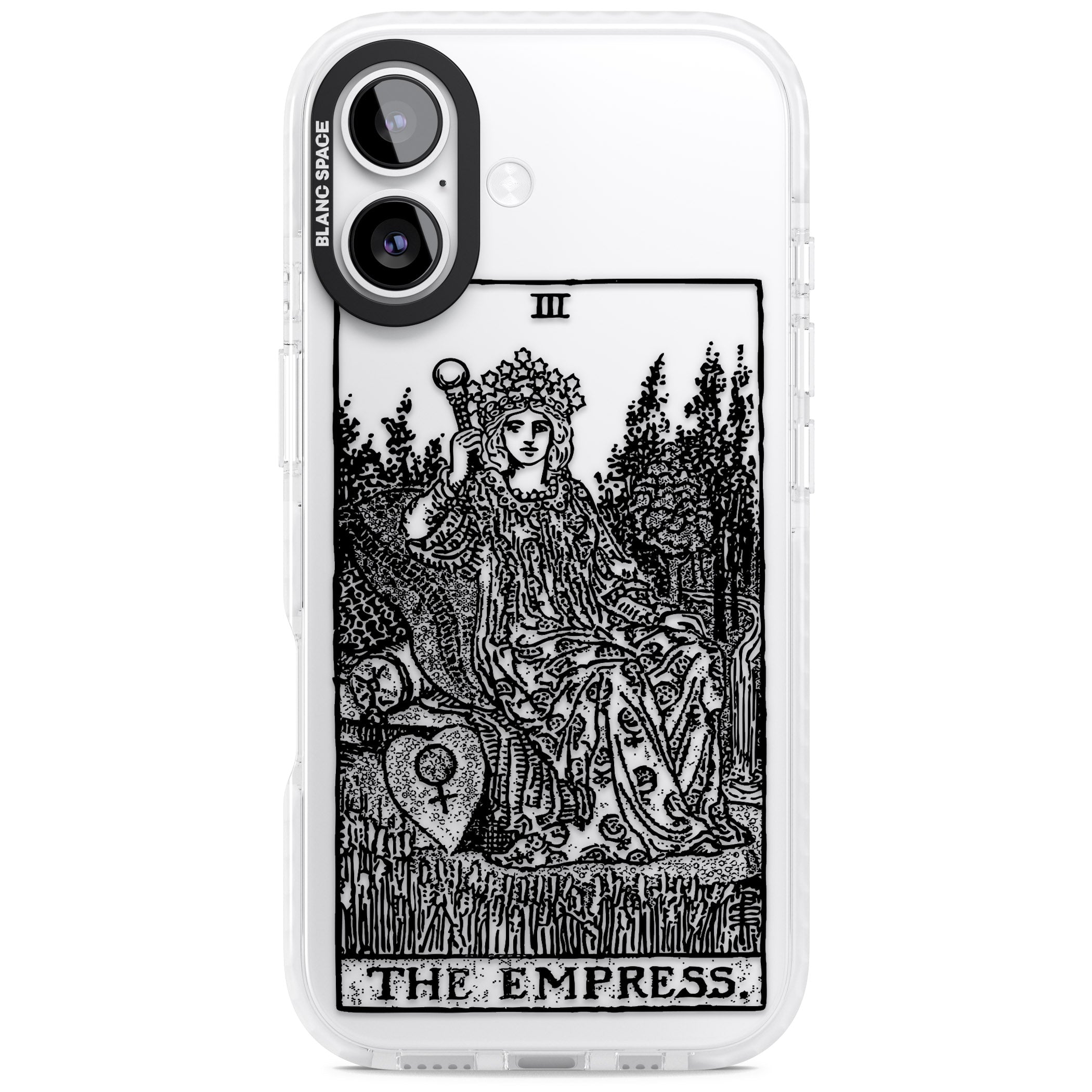 Personalised The Empress Tarot Card (Clear) iPhone 17 Impact Clear Phone Case