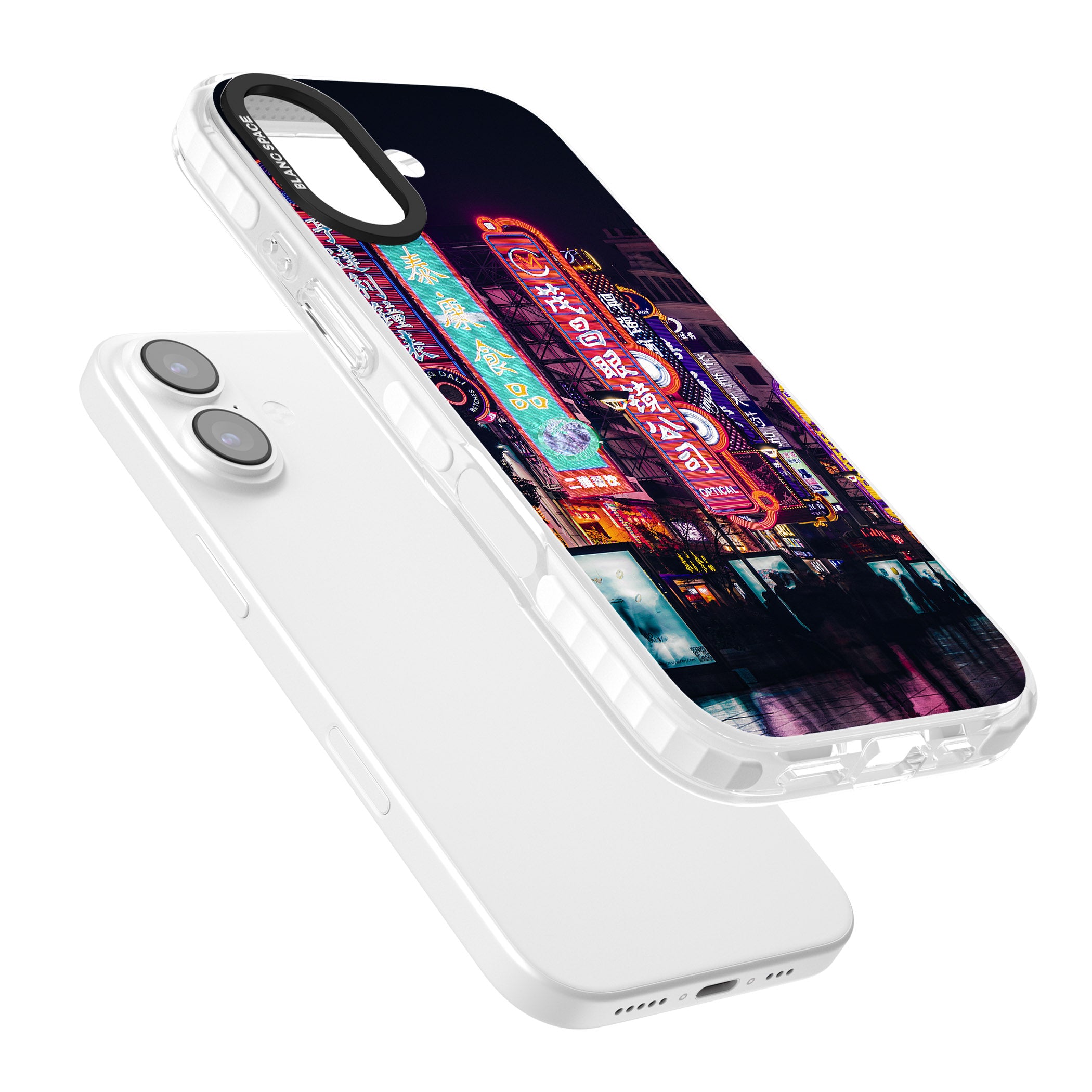 Neon Streets iPhone 17 Impact Clear Phone Case Colours
