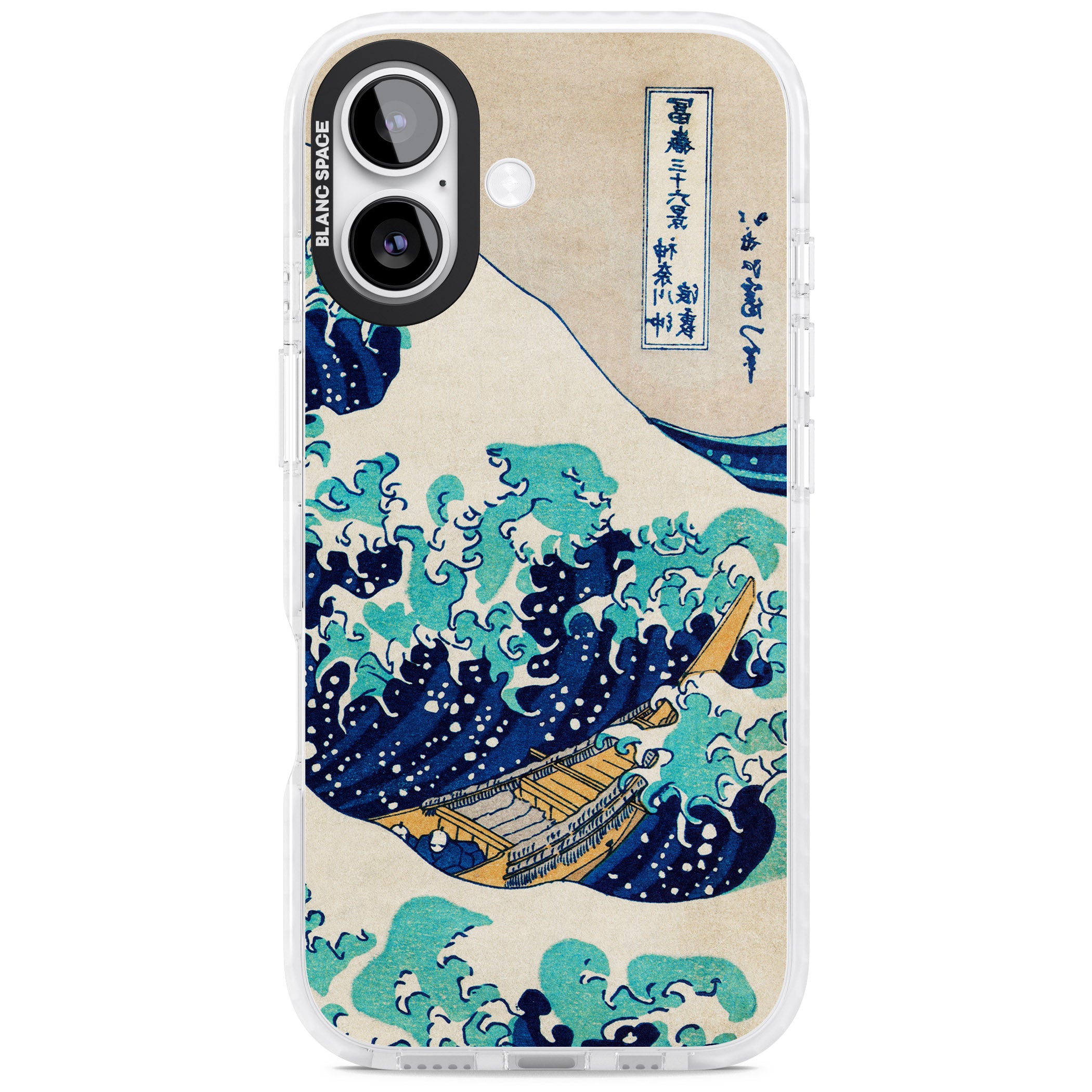The Great Wave By Katsushika Hokusai iPhone 17 Impact Clear Phone Case