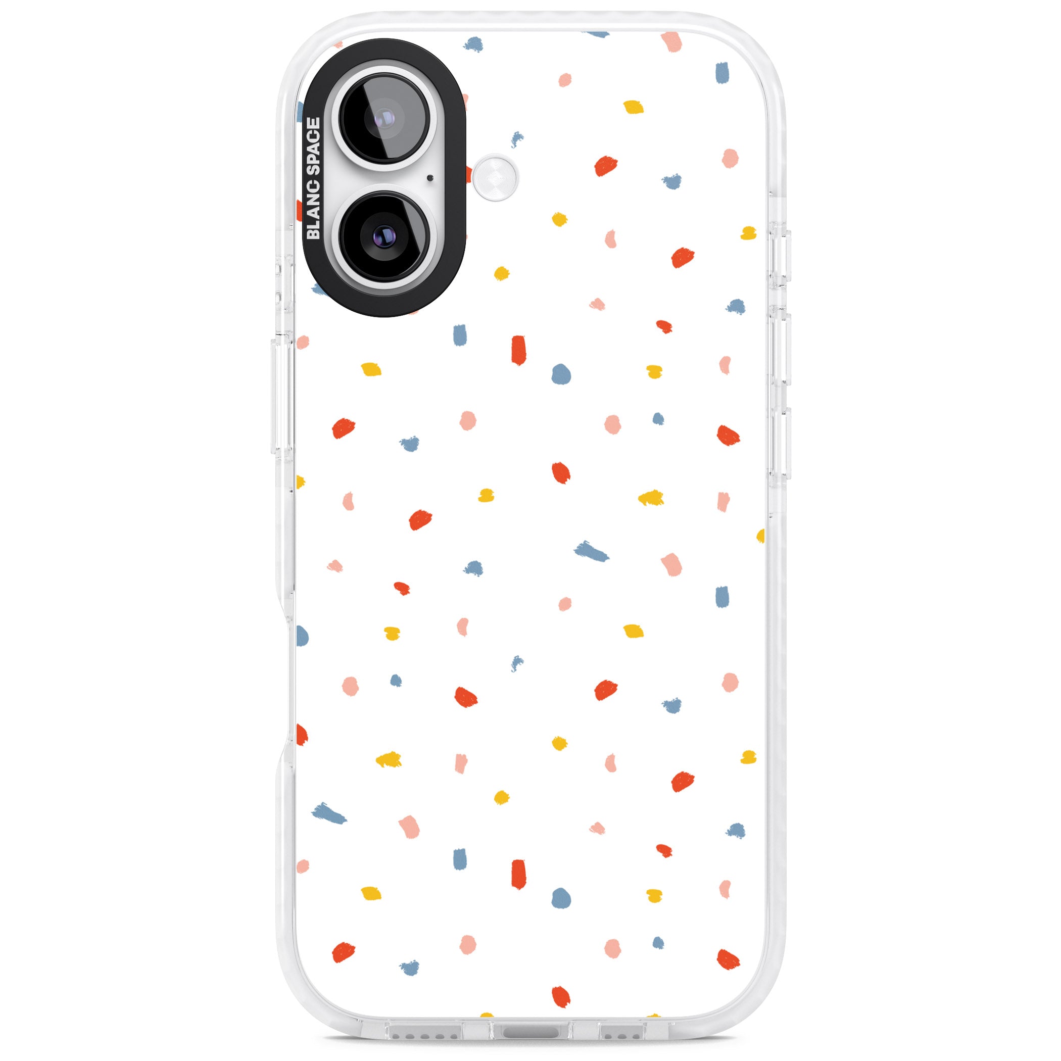 Confetti Speckle iPhone 17 Impact Clear Phone Case