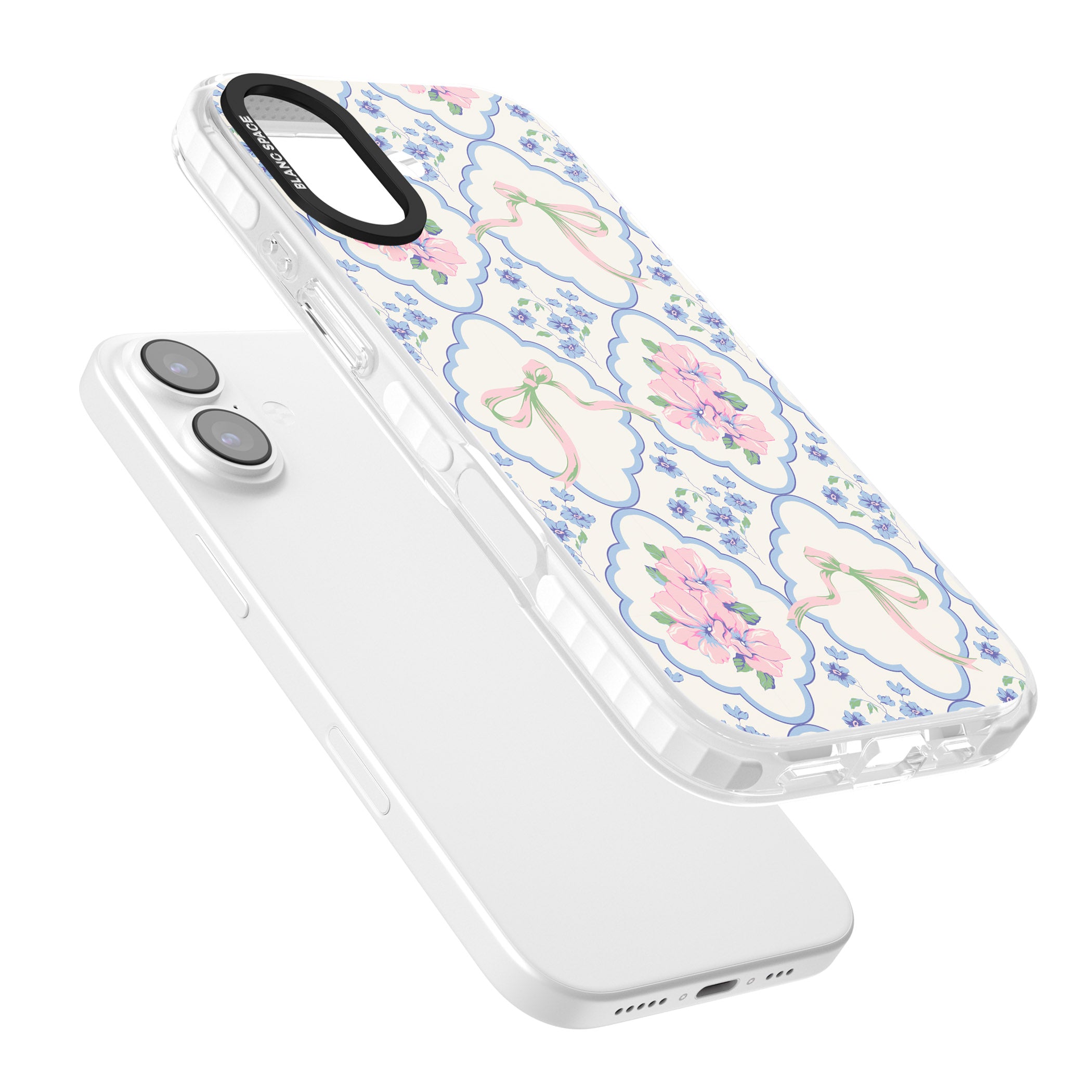 Coquette Flowers & Bows iPhone 17 Impact Clear Phone Case Colours