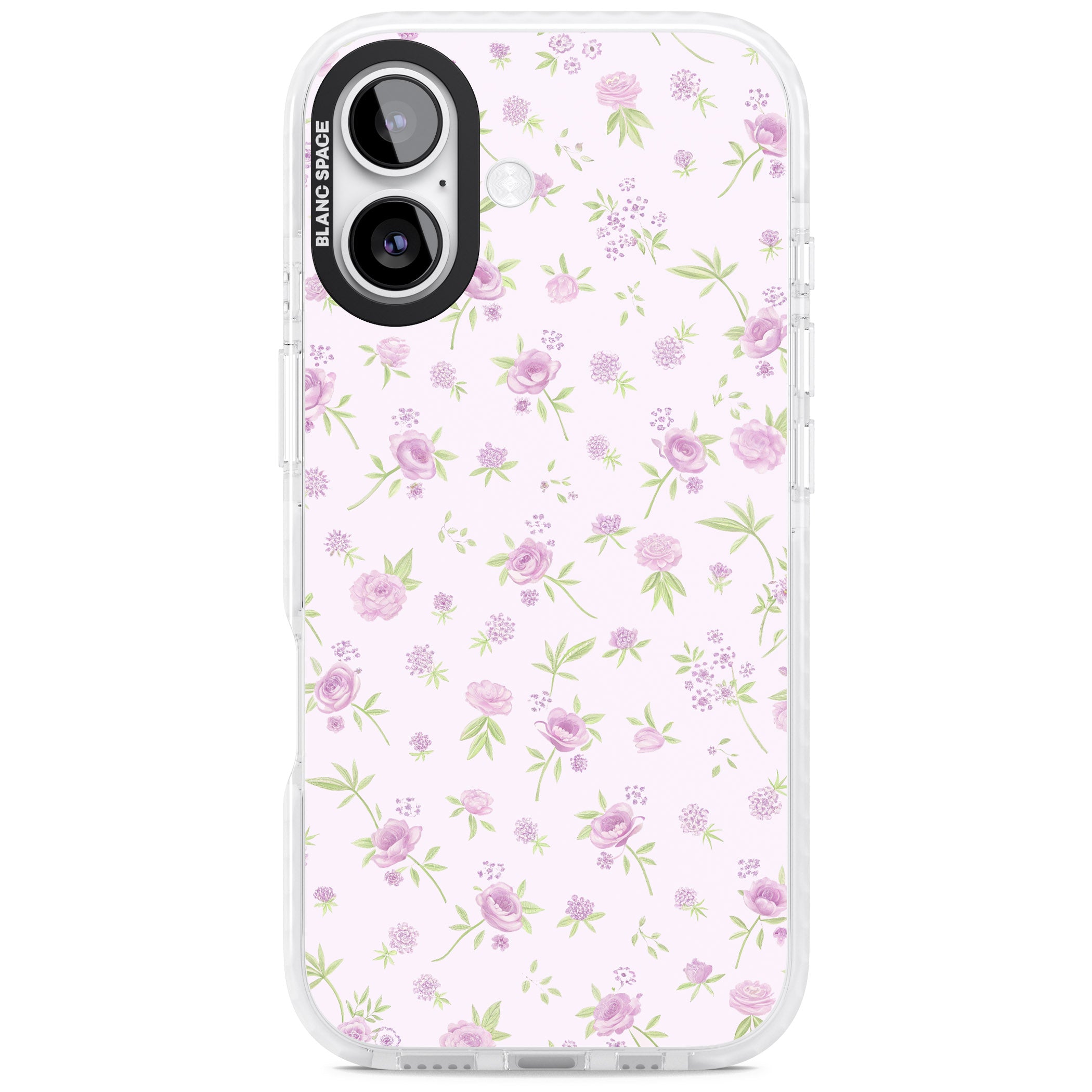 Pink Peonies iPhone 17 Impact Clear Phone Case
