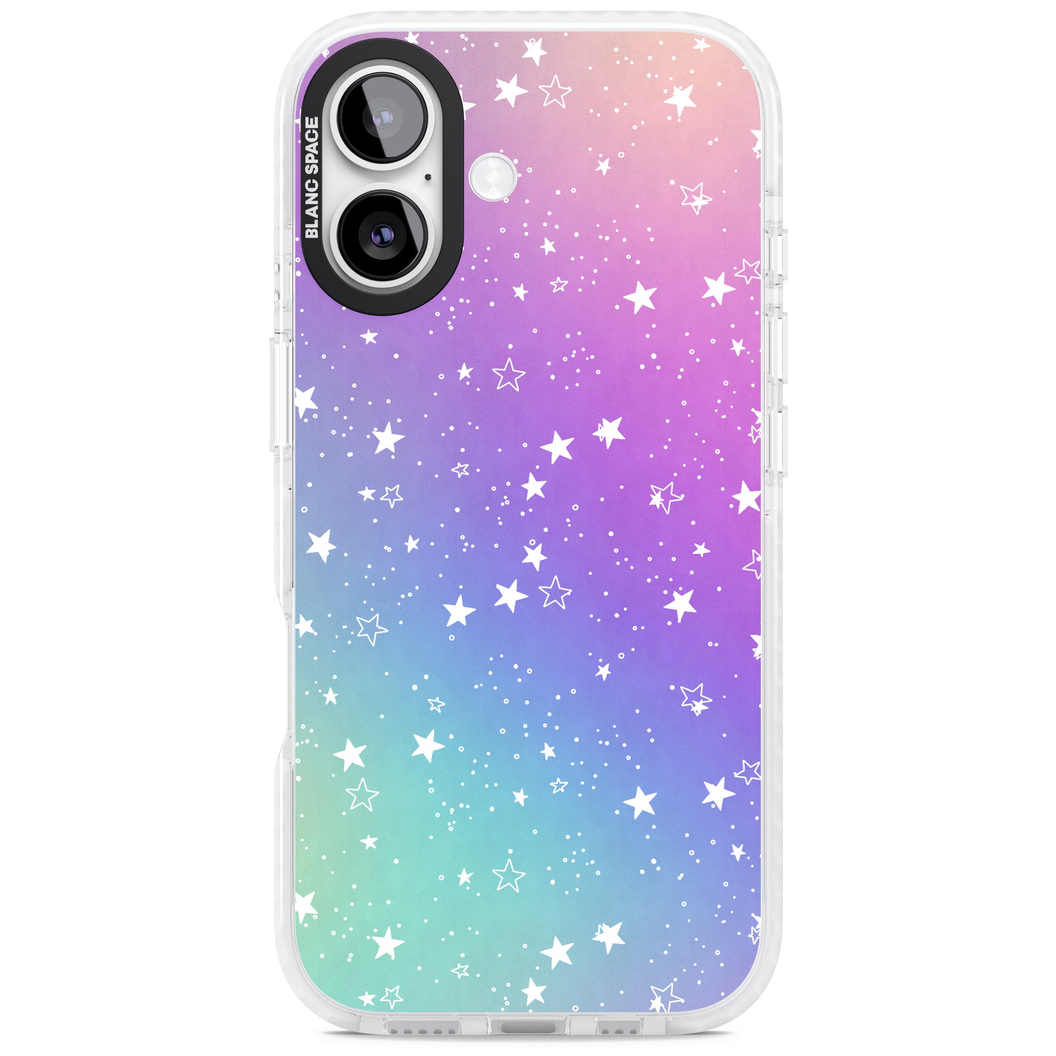 Pastel Starry Sky iPhone 17 Impact Clear Phone Case