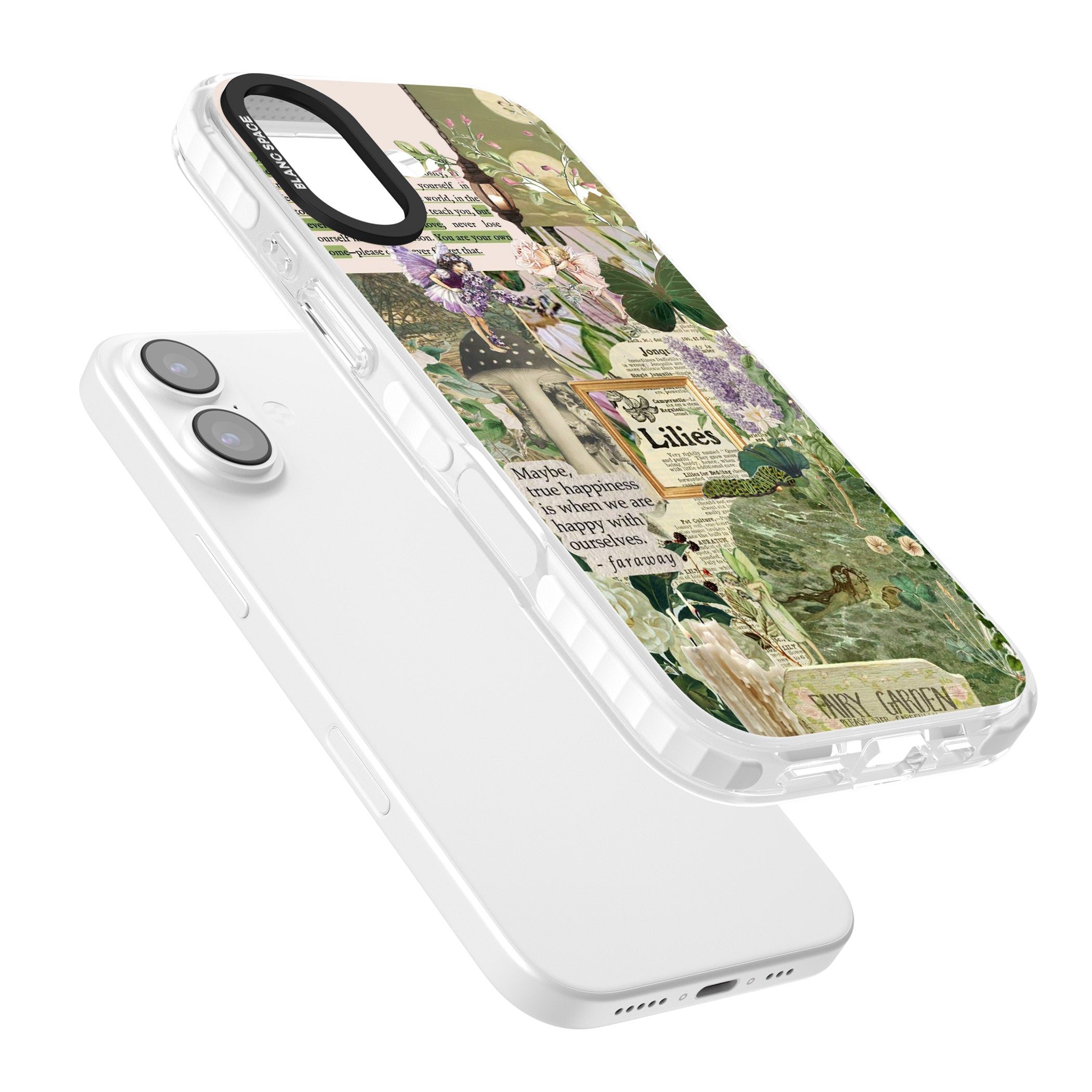 Fairy Garden iPhone 17 Impact Clear Phone Case Colours