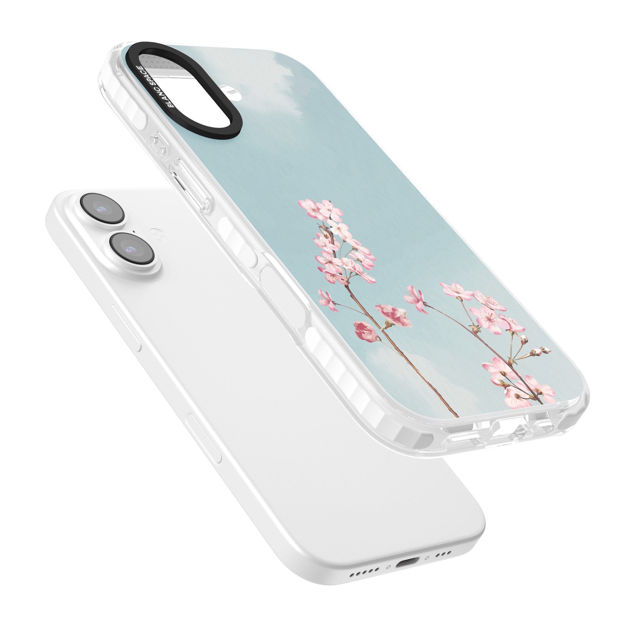 Blossom Flower Sky iPhone 17 Impact Clear Phone Case Colours