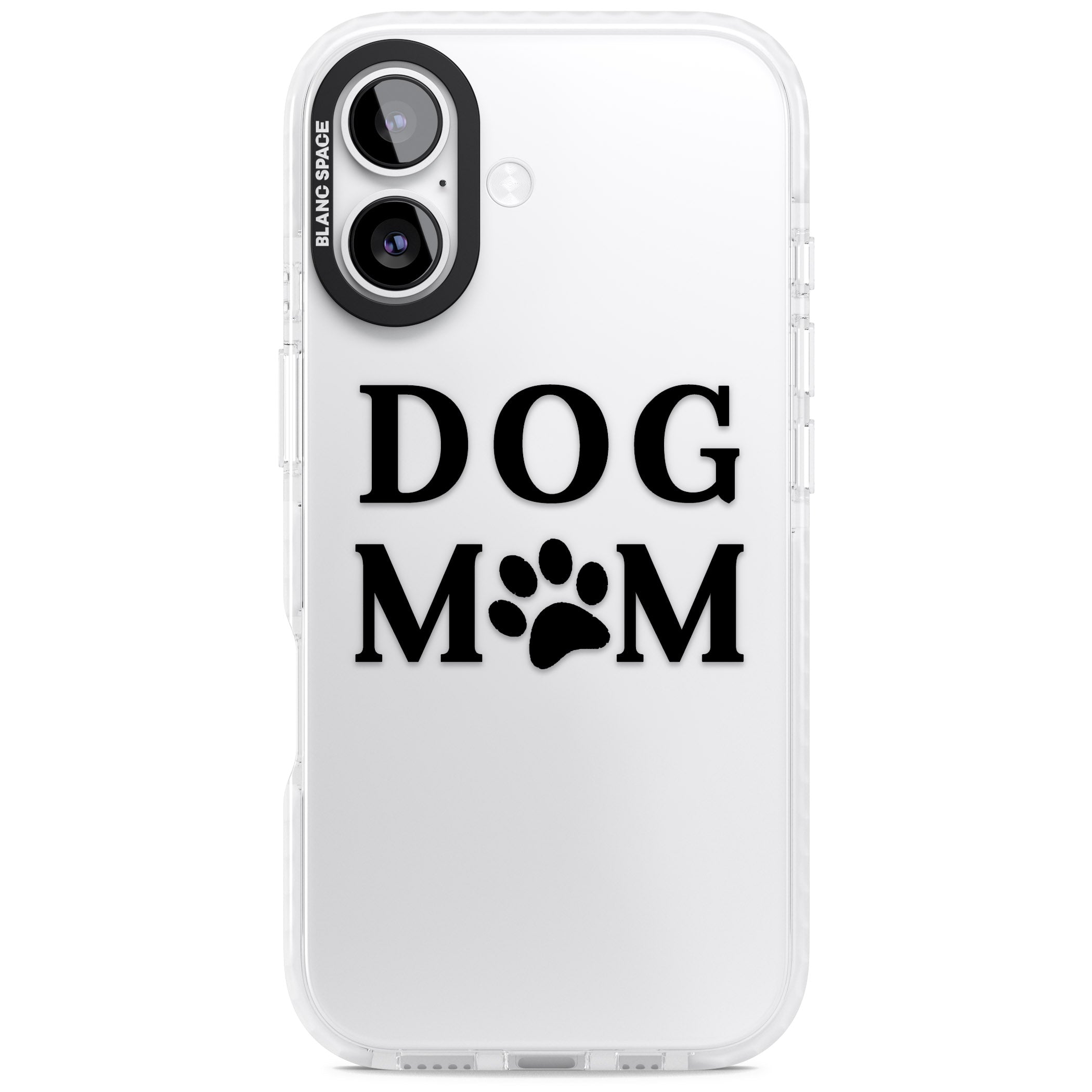 Dog Mom iPhone 17 Impact Clear Phone Case