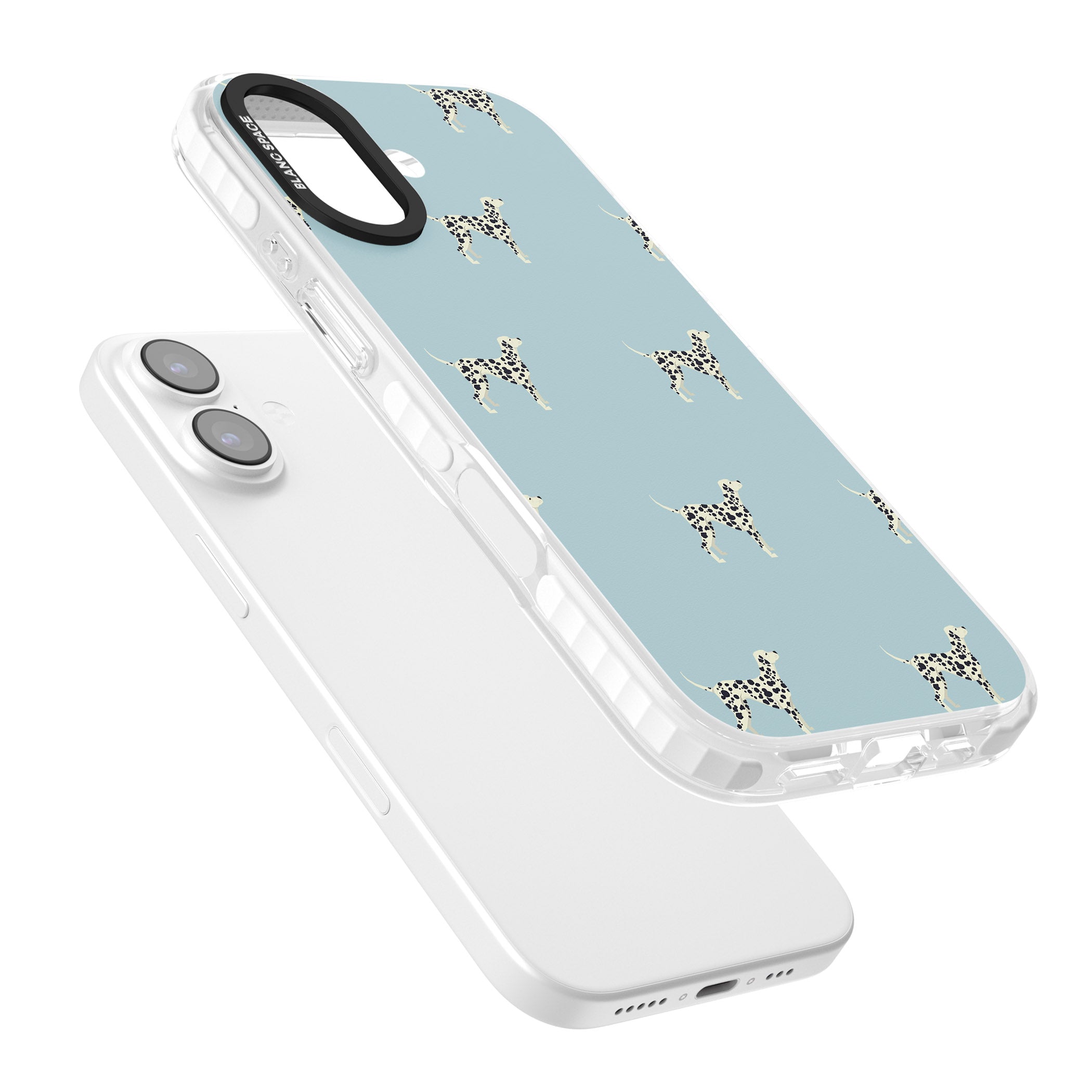 Dalmatian Pattern iPhone 17 Impact Clear Phone Case Colours