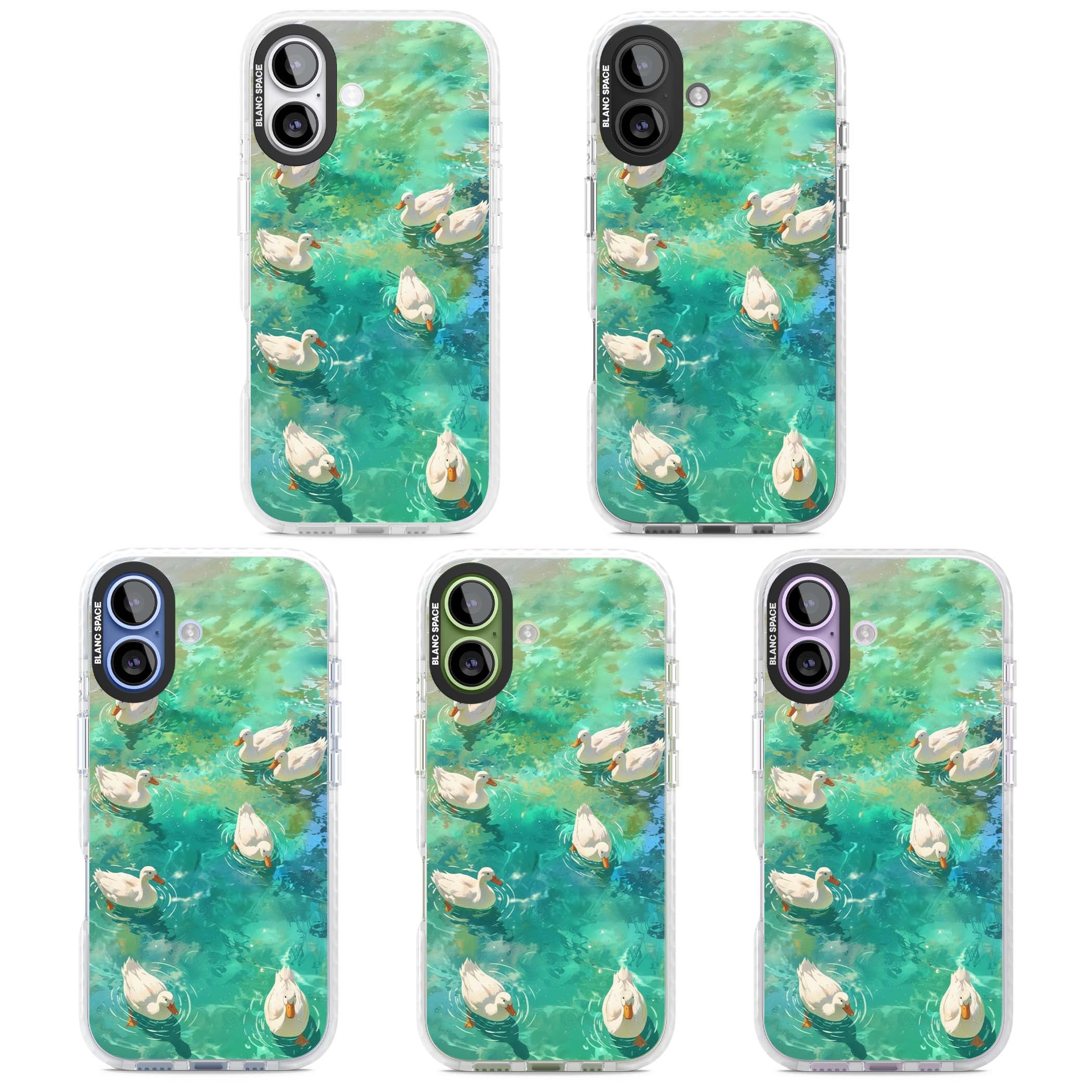 Ducks In The Pond for her iPhone case | Black Impact case for iPhone 17
