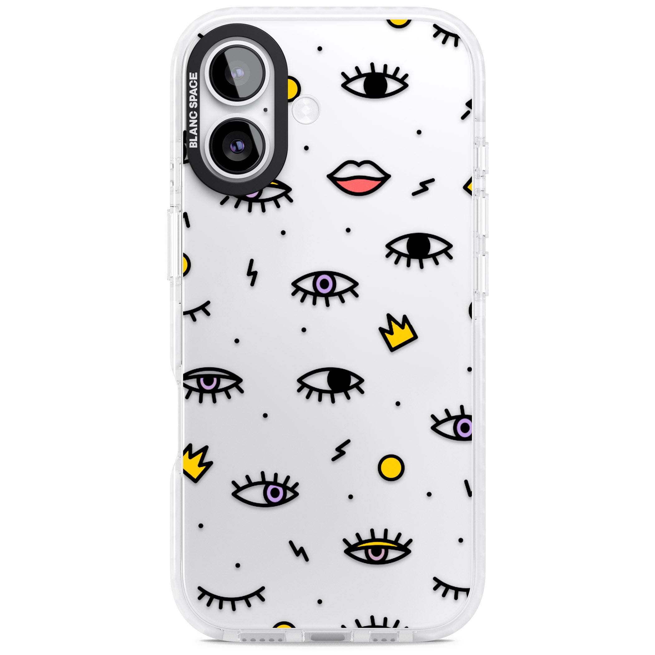 Eyes & Lips Icons iPhone 17 Impact Clear Phone Case