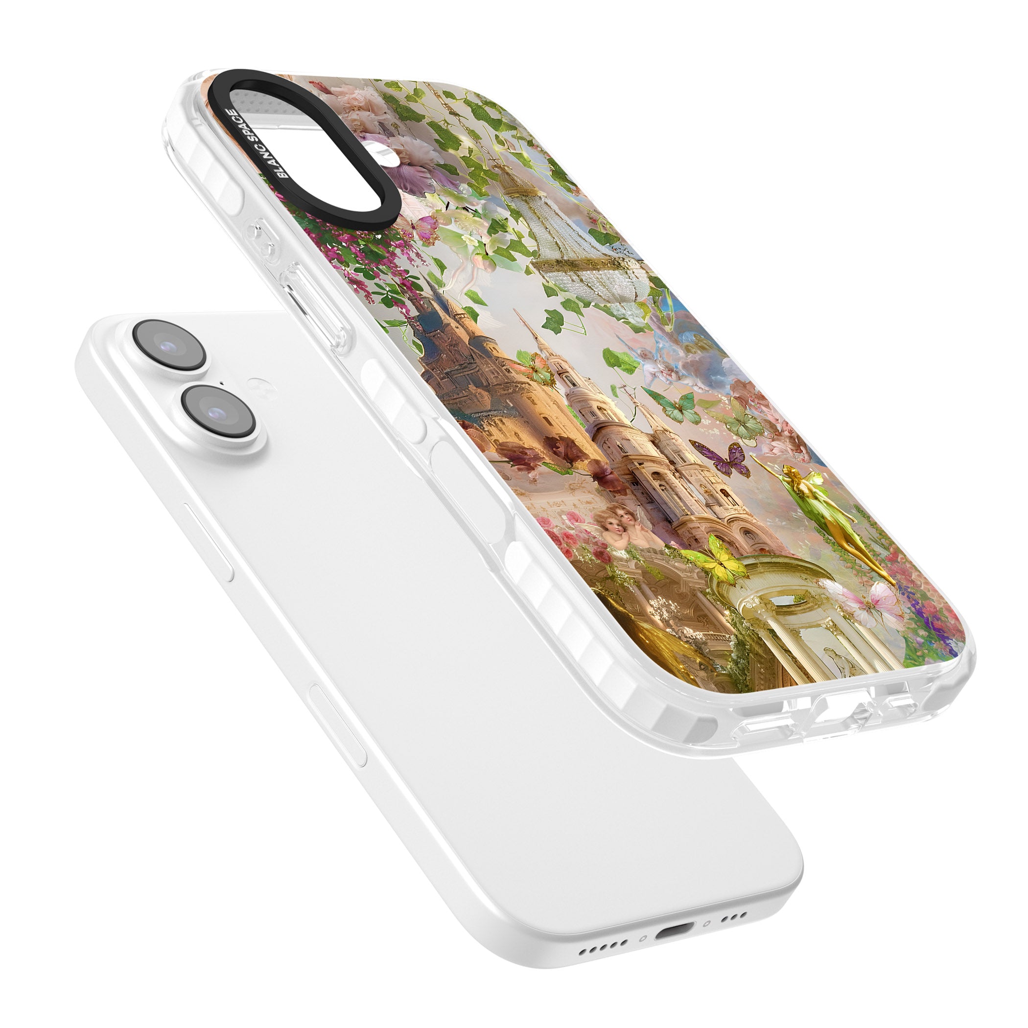 Fairies & Castles Collage iPhone 17 Impact Clear Phone Case Colours