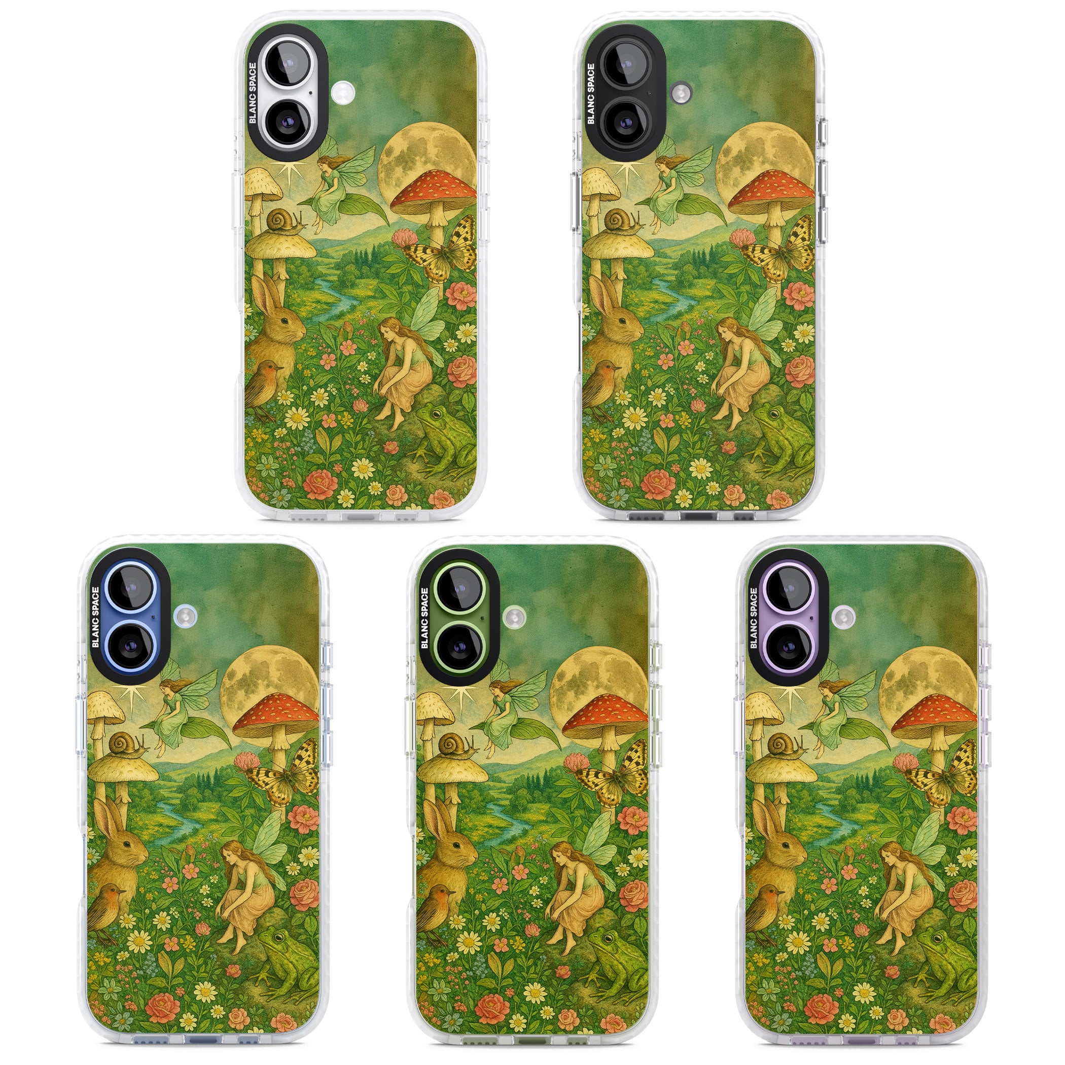 Fairies & Flowers iPhone 17 Impact Clear Phone Case APT Impact Protection