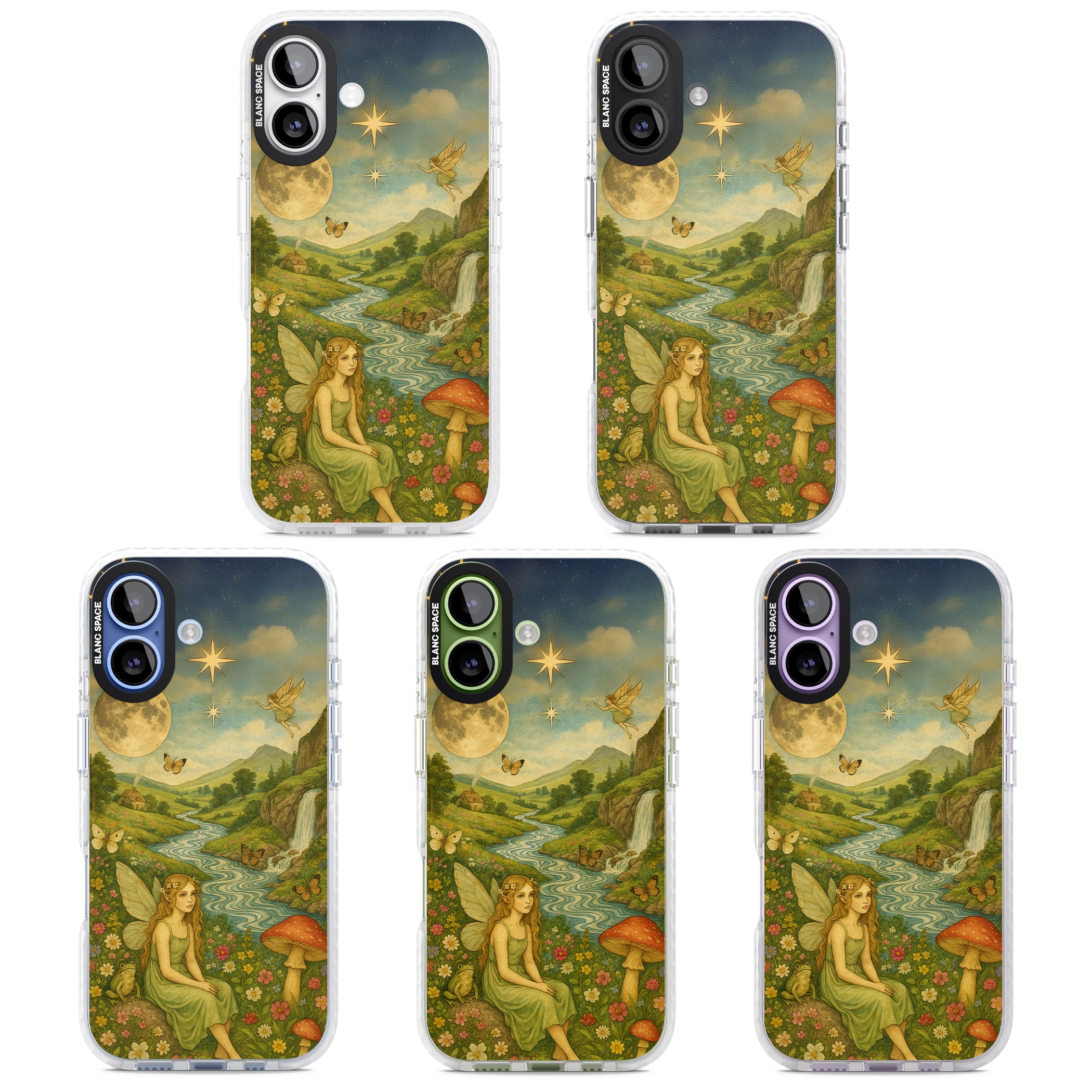 Nature Fairy iPhone 17 Impact Clear Phone Case APT Impact Protection