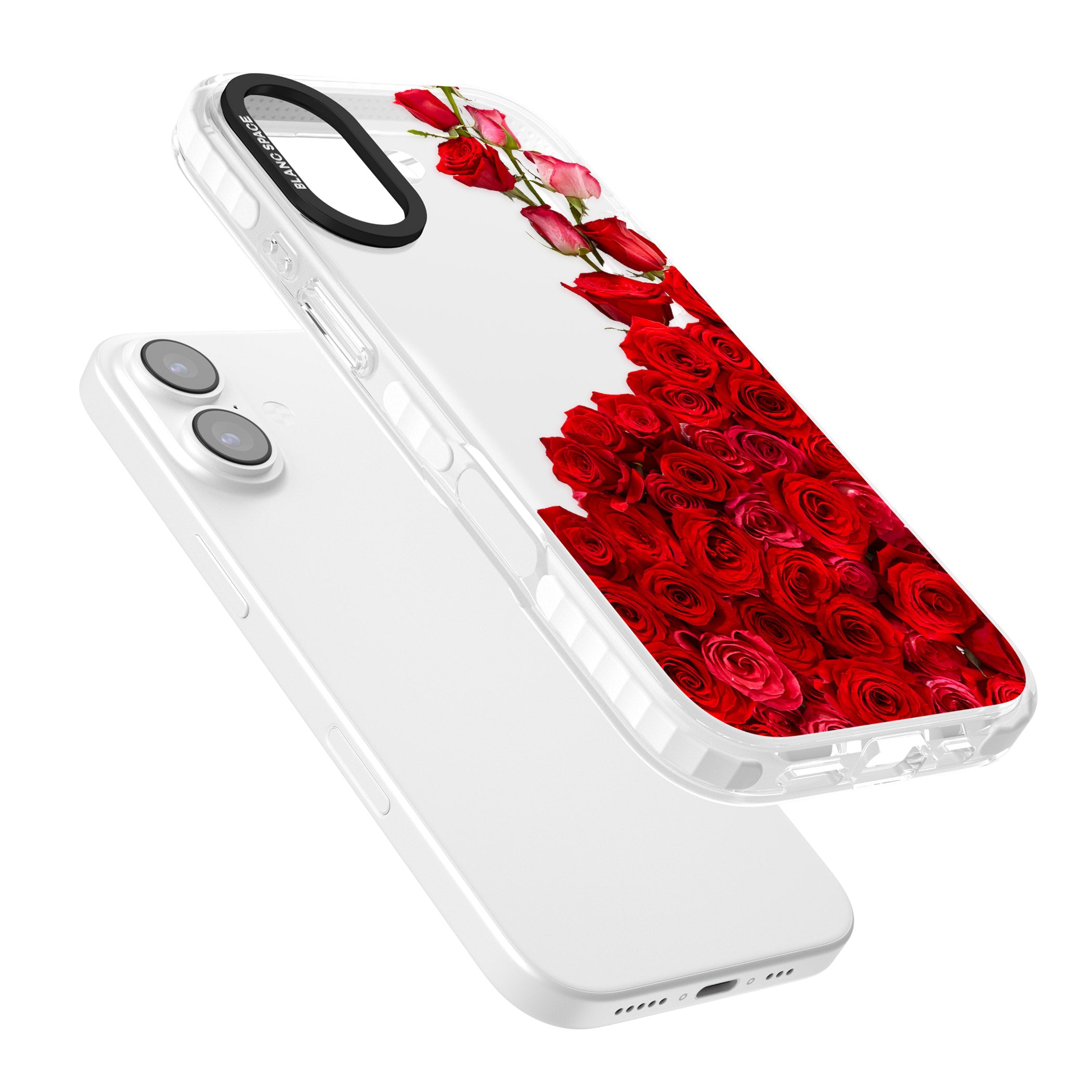 Floral Roses iPhone 17 Impact Clear Phone Case Colours