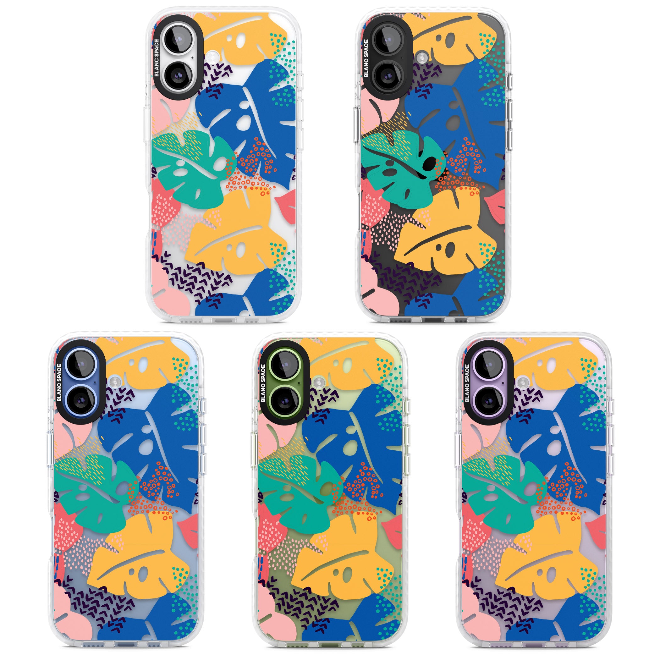 Vibrant Leaves iPhone 17 Impact Clear Phone Case APT Impact Protection