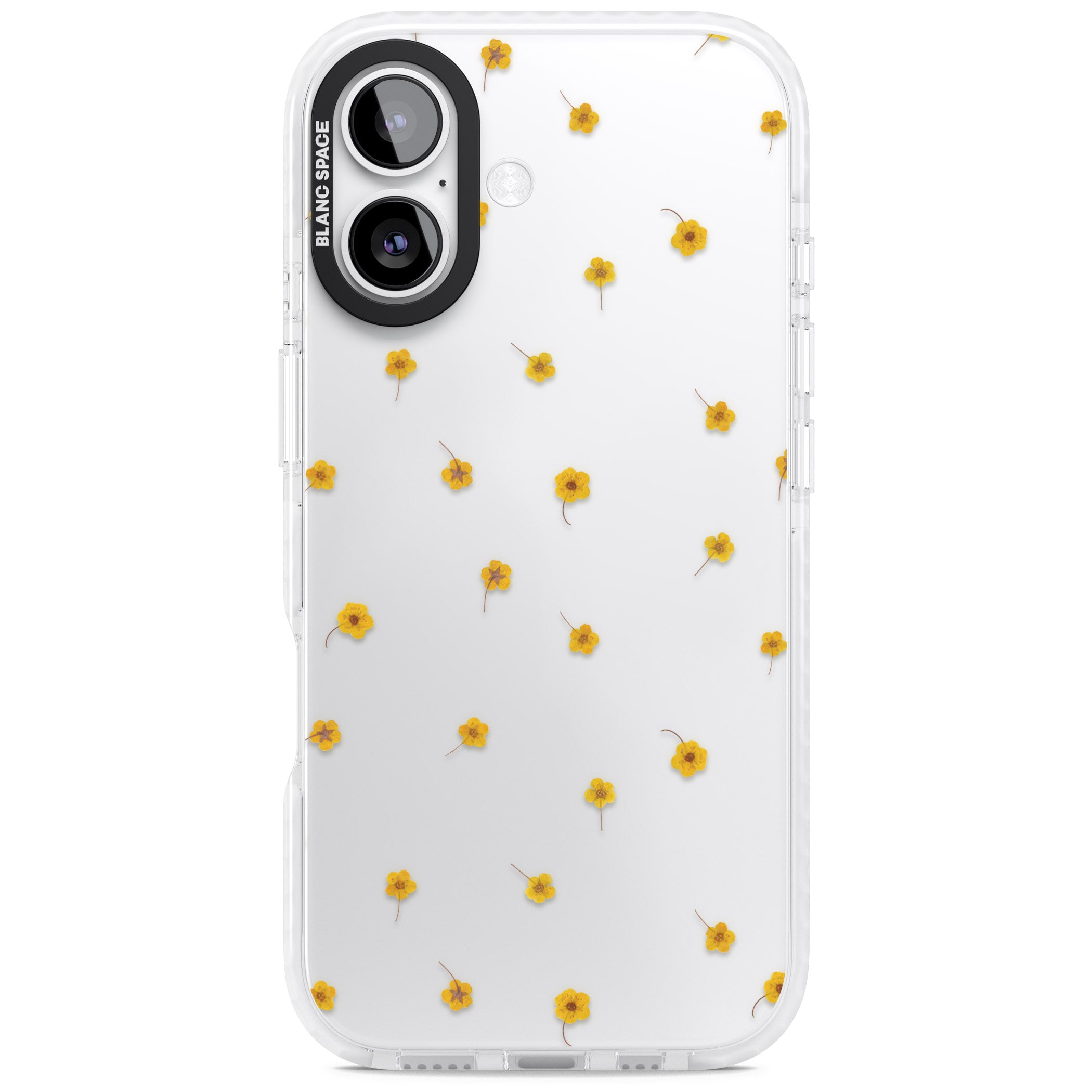 Sunny Scatter Flower iPhone 17 Impact Clear Phone Case