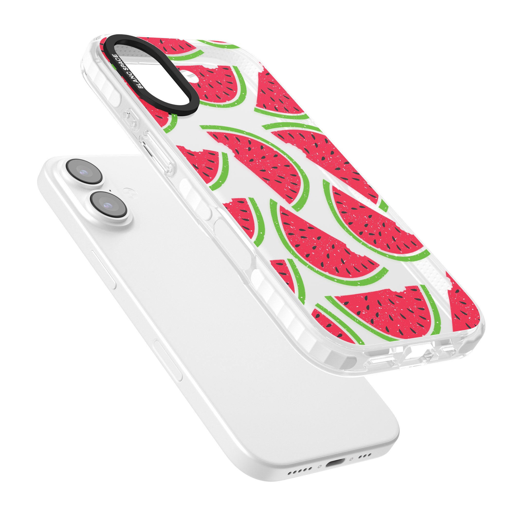 Watermelon Pattern iPhone 17 Impact Clear Phone Case Colours