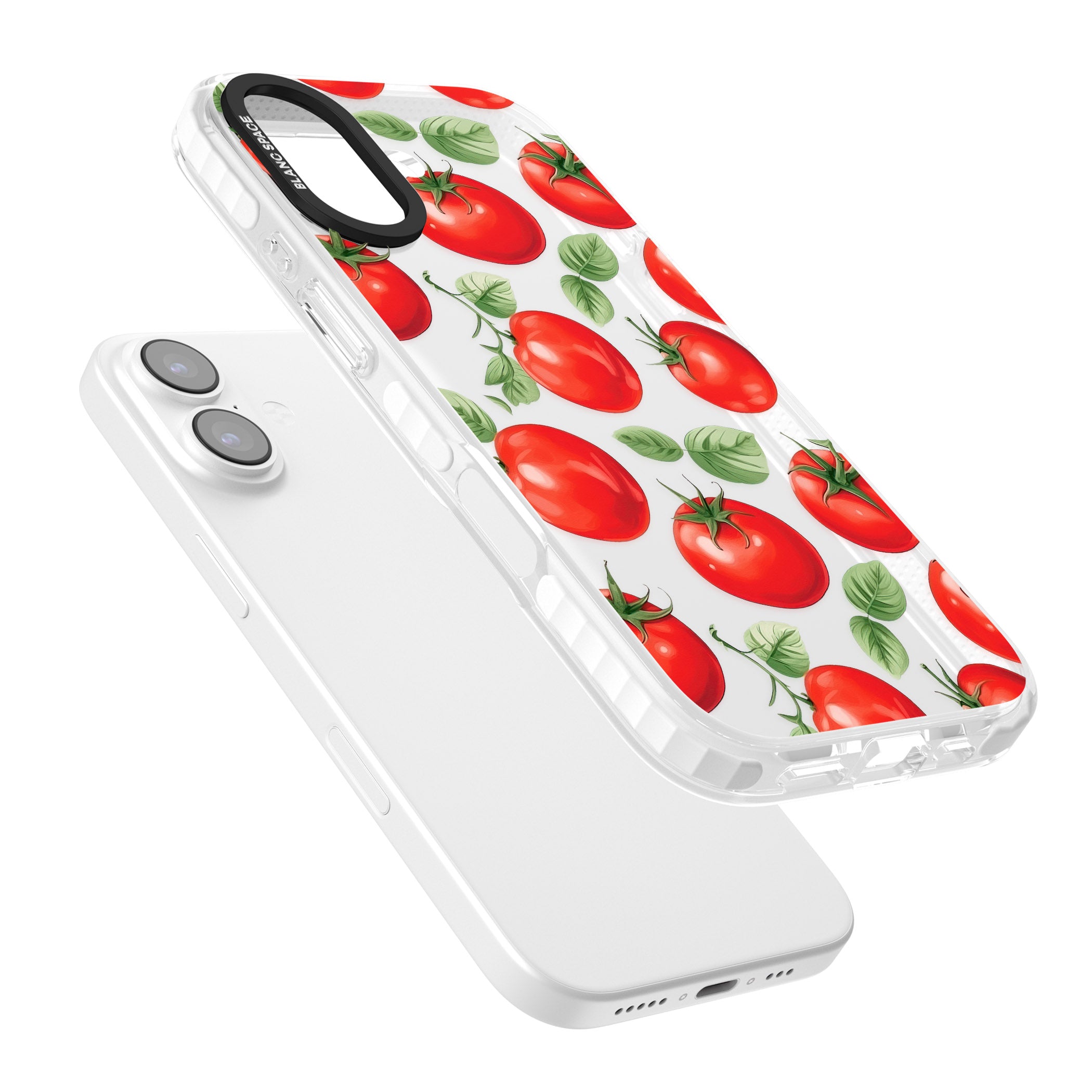 Tomato Pattern iPhone 17 Impact Clear Phone Case Colours