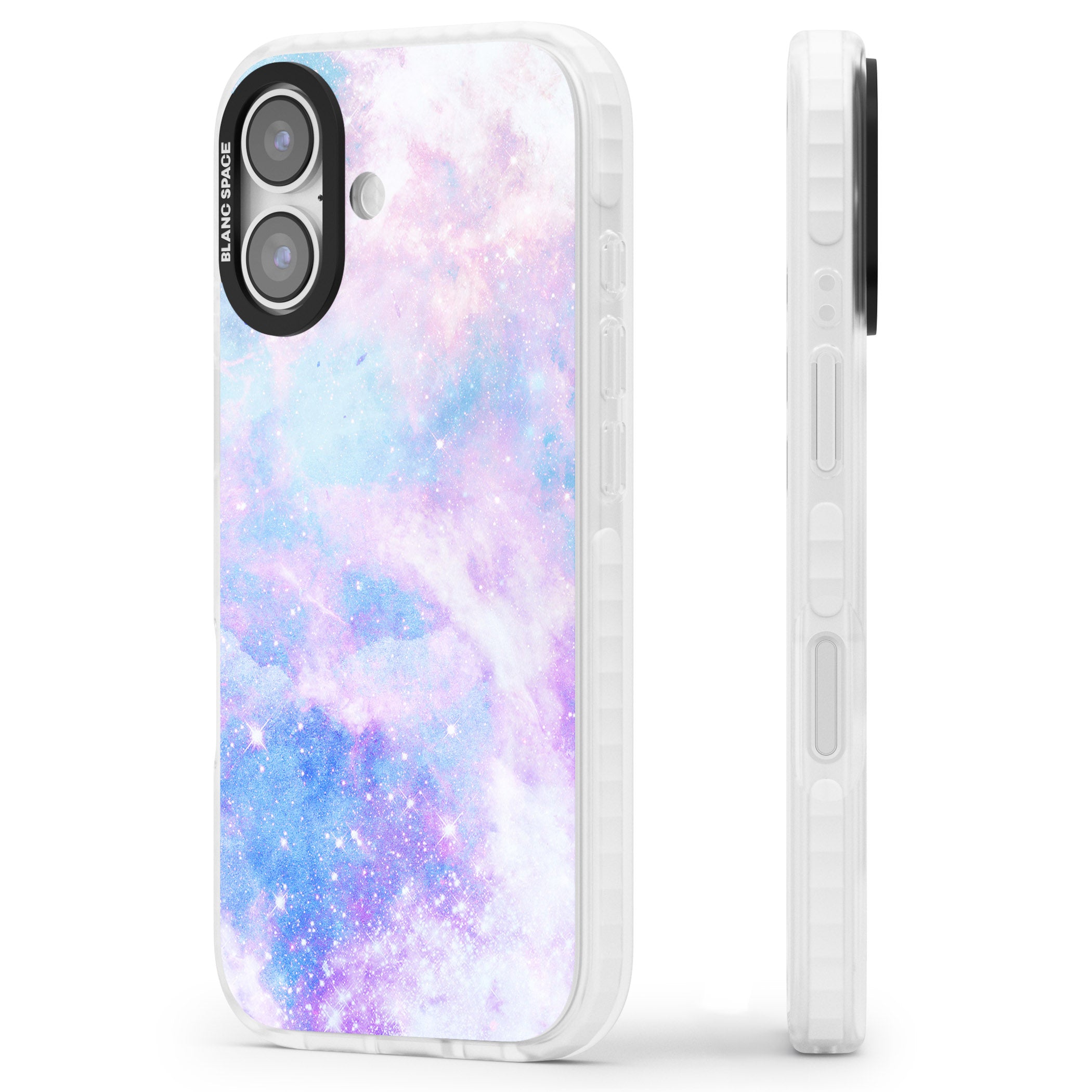 Galaxy Dream iPhone 17 Impact Clear Phone Case Side Profile