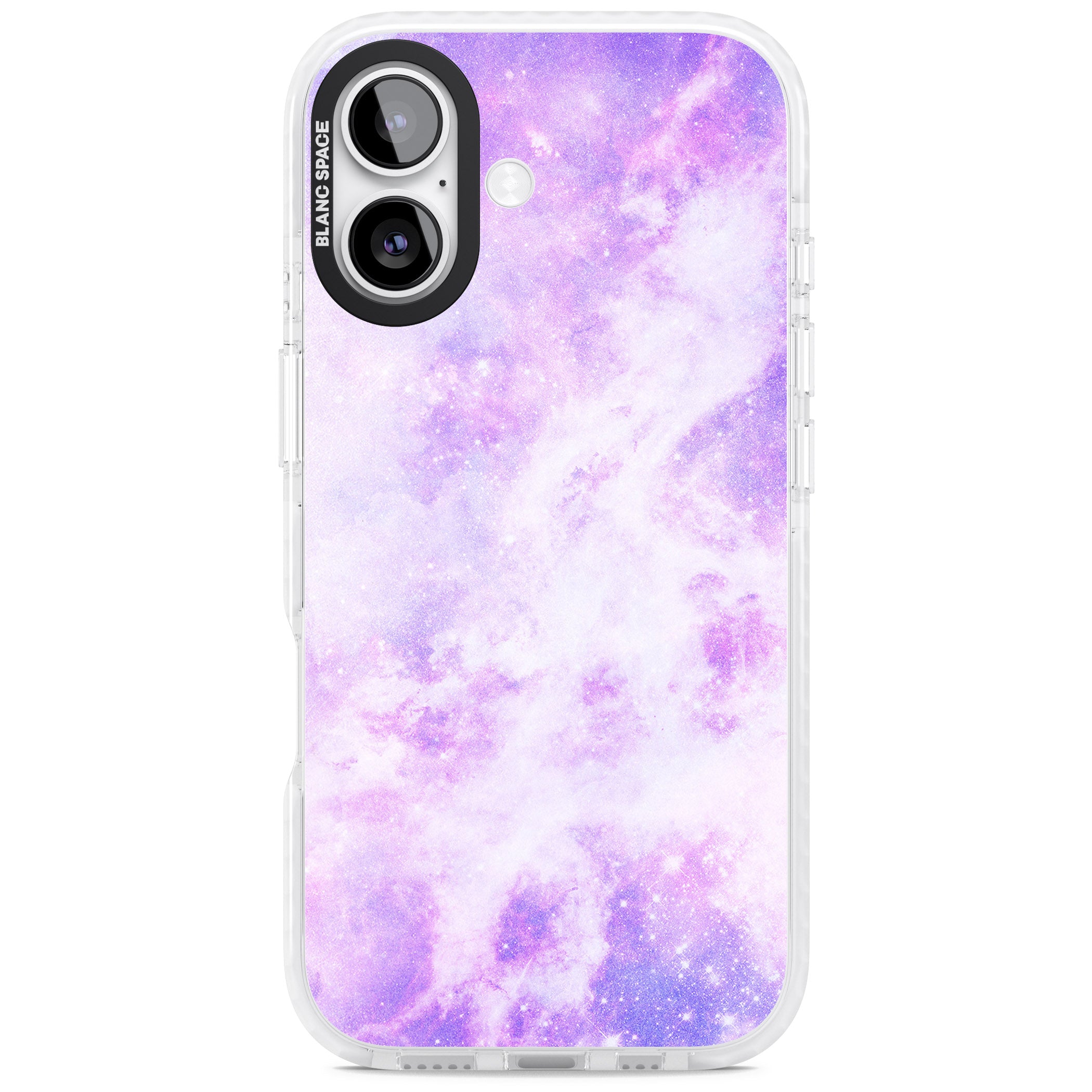 Purple Galaxy Vibes iPhone 17 Impact Clear Phone Case
