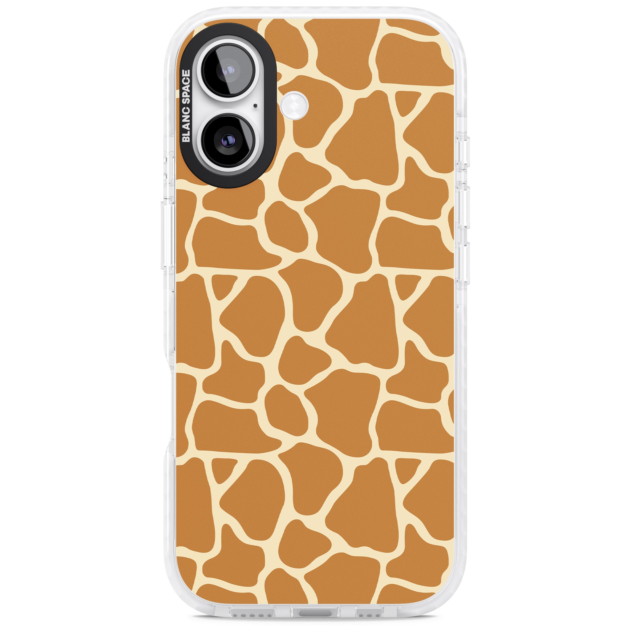 Giraffe Pattern iPhone 17 Impact Clear Phone Case