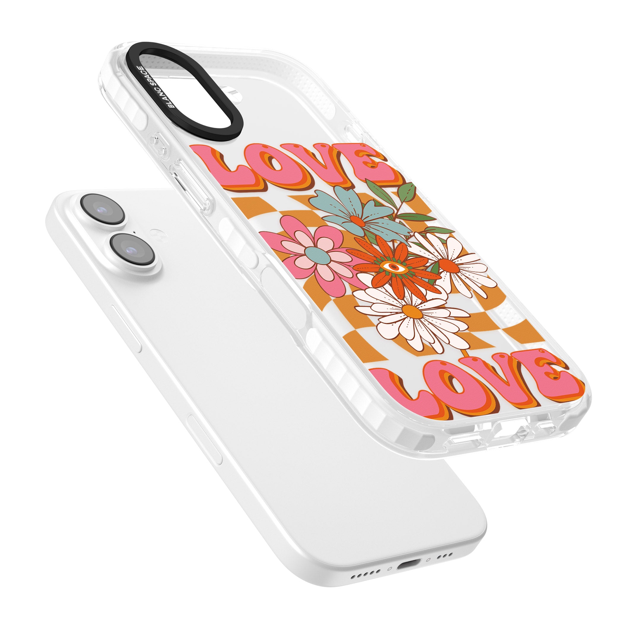 Love Bloom iPhone 17 Impact Clear Phone Case Colours