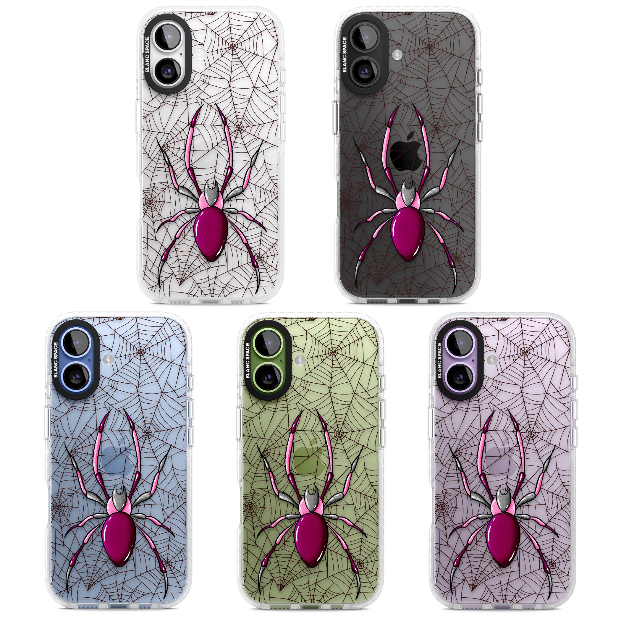 Arachnophobia iPhone 17 Impact Clear Phone Case APT Impact Protection