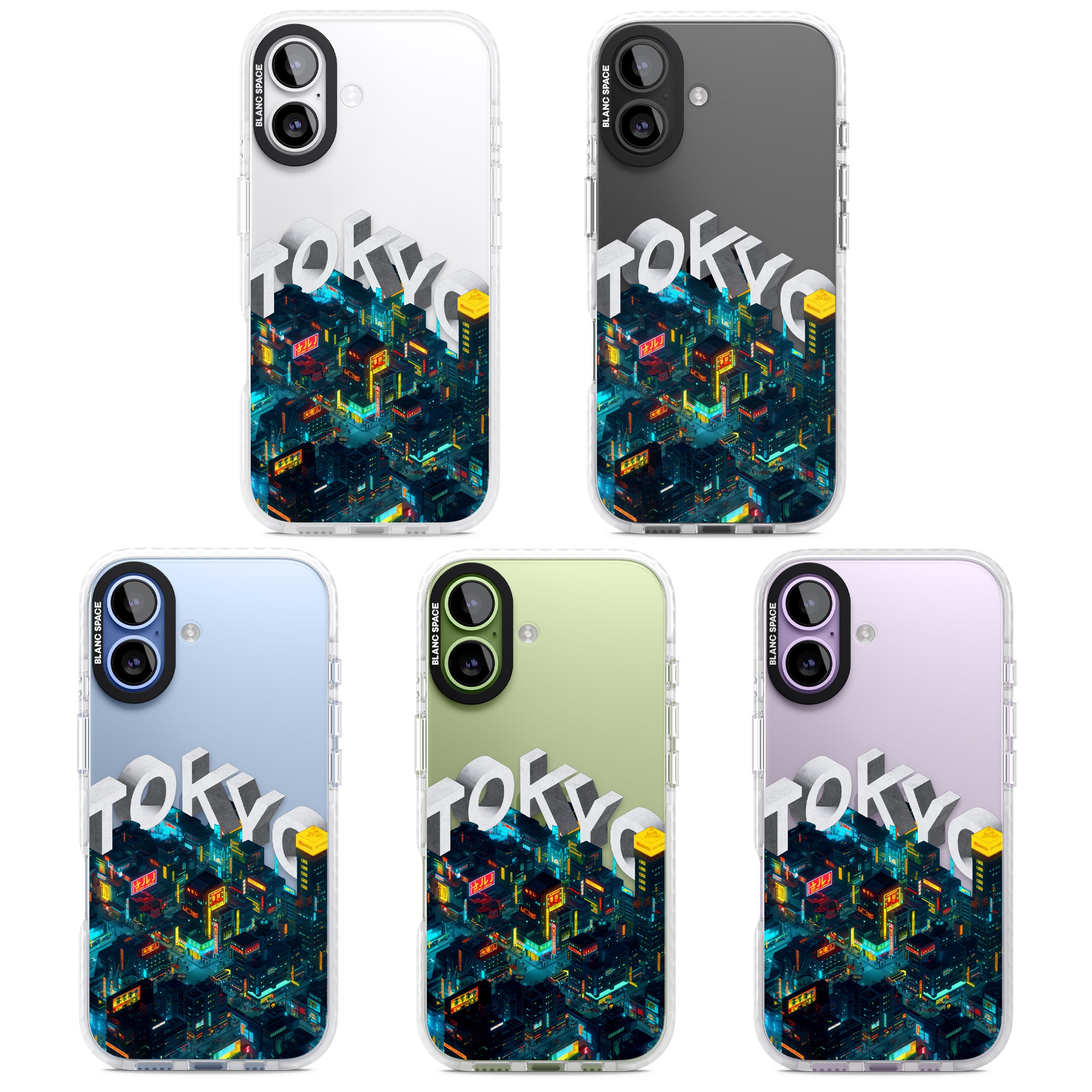 Tokyo iPhone 17 Impact Clear Phone Case APT Impact Protection