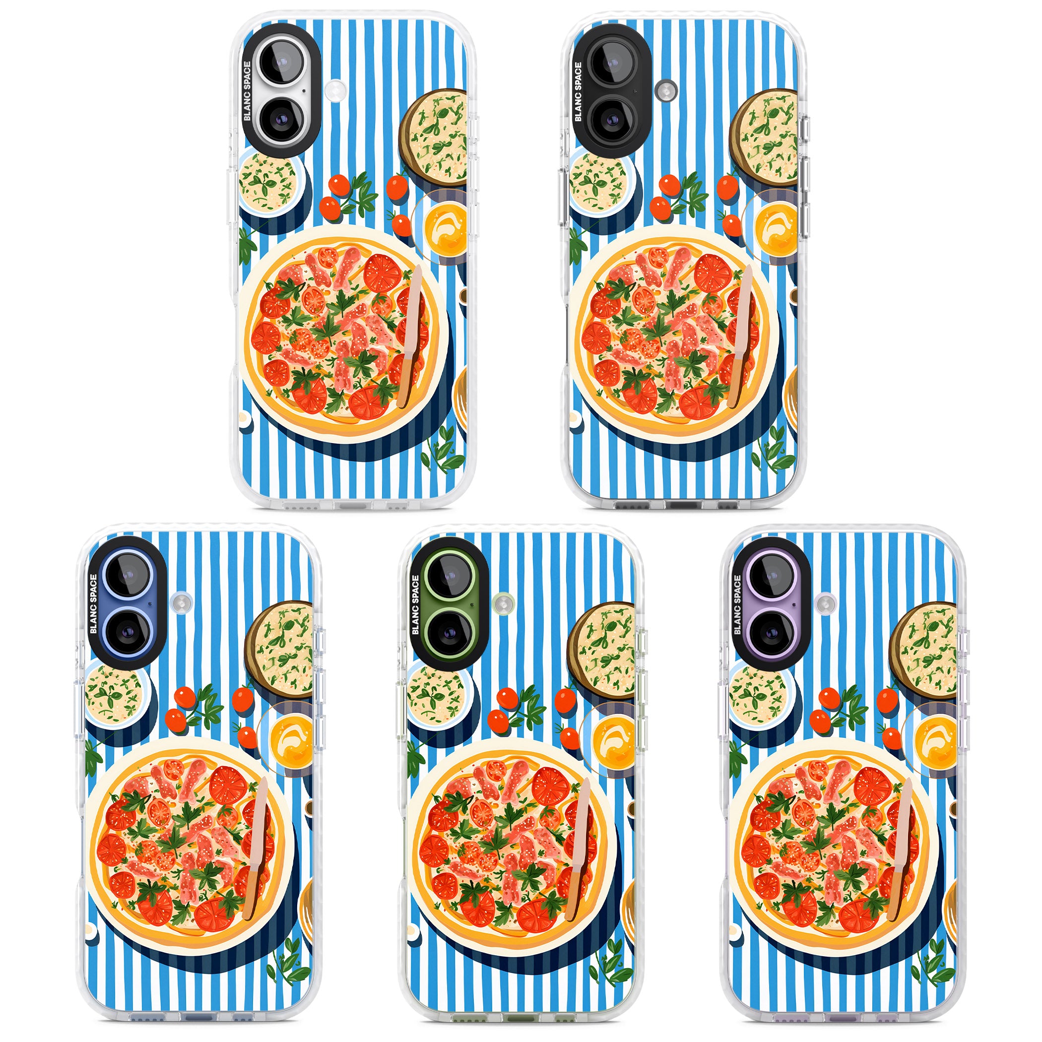 Italian Platter iPhone 17 Impact Clear Phone Case APT Impact Protection