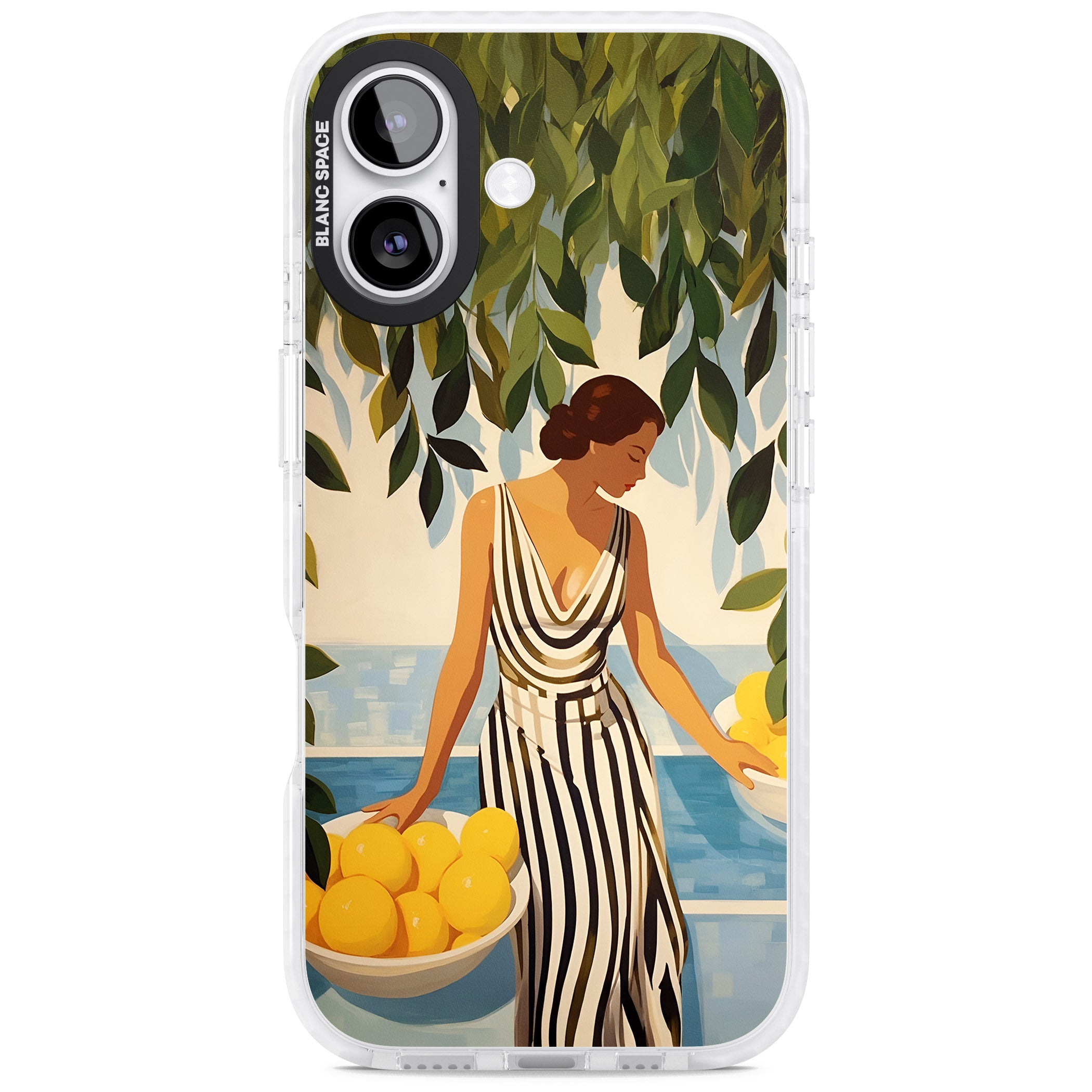 Lemon Picking iPhone 17 Impact Clear Phone Case
