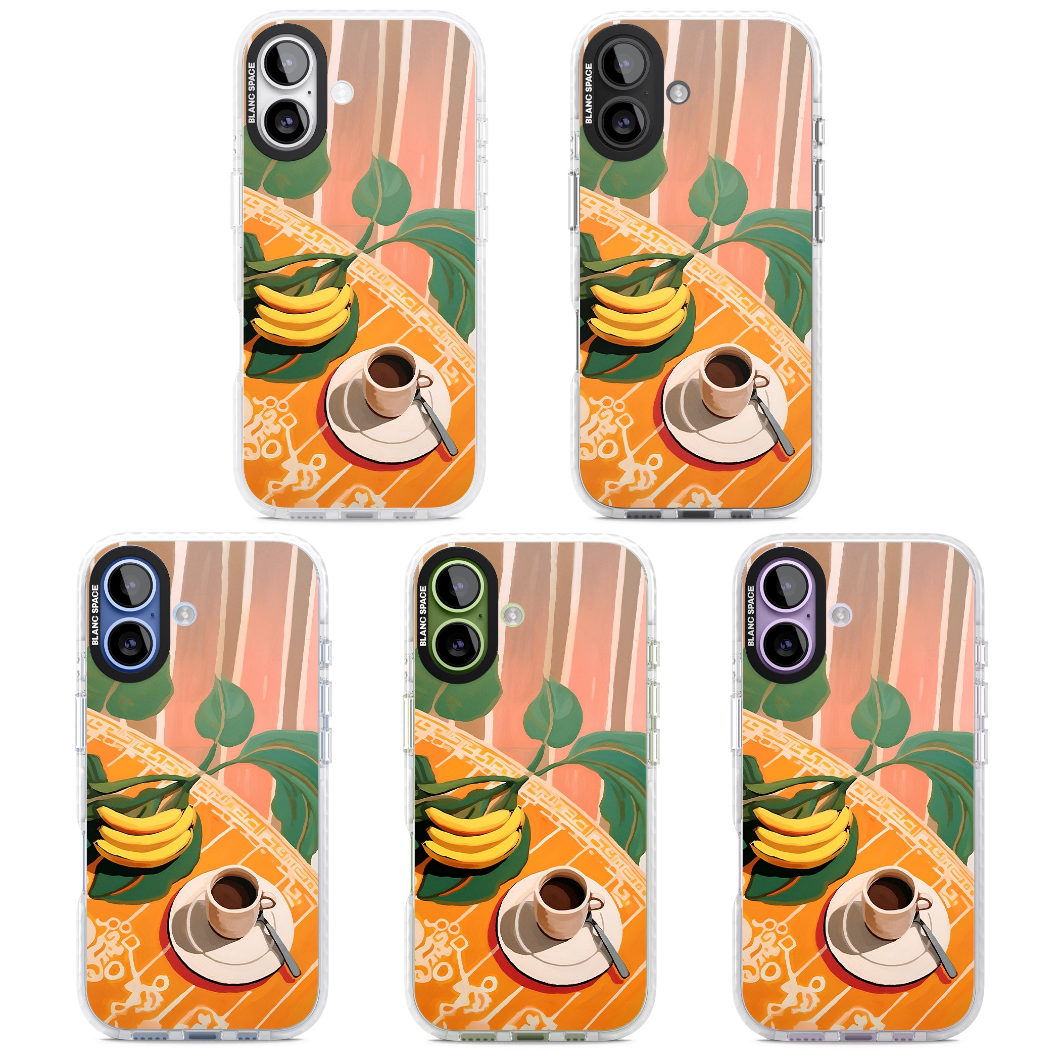 Mediterranean Breakfast iPhone 17 Impact Clear Phone Case APT Impact Protection