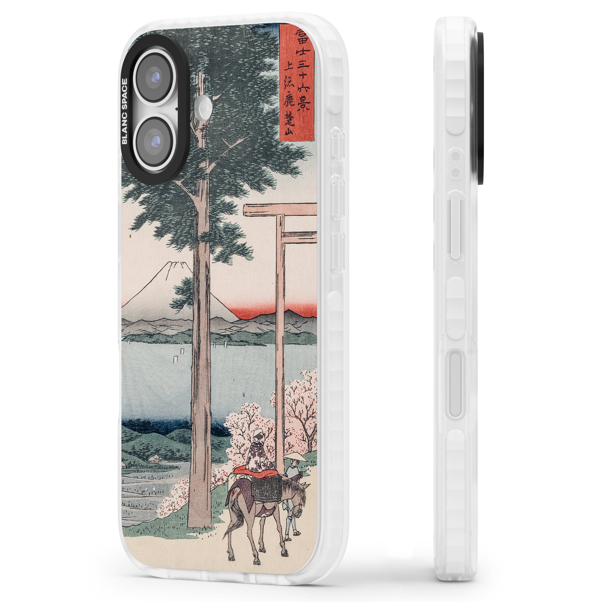 Gates To Mt. Fuji iPhone 17 Impact Clear Phone Case Side Profile
