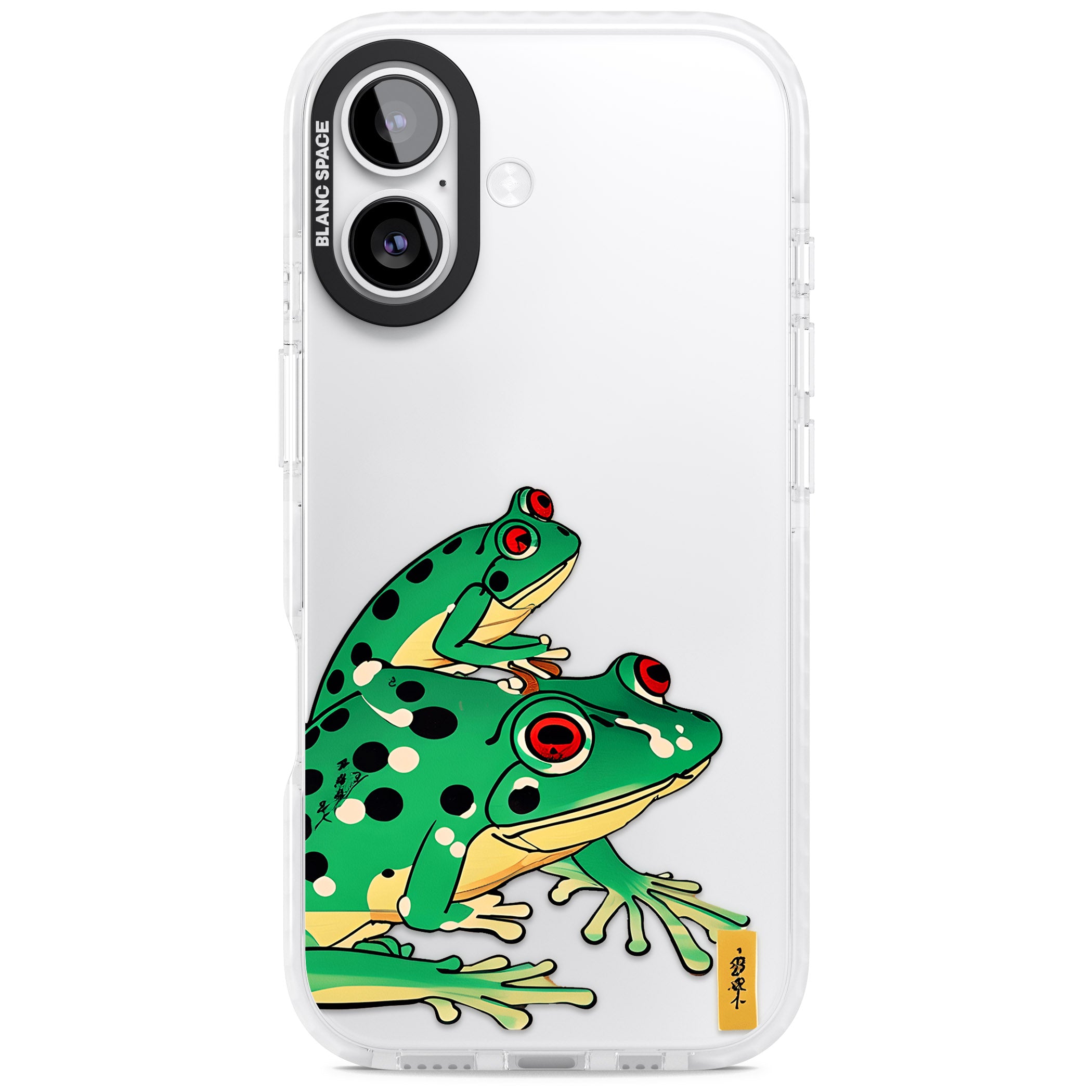Matsumoto Hoji Frog Green iPhone 17 Impact Clear Phone Case