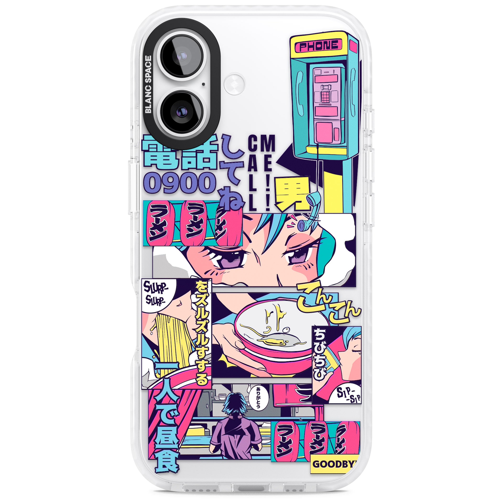 Vibrant Anime Comic iPhone 17 Impact Clear Phone Case