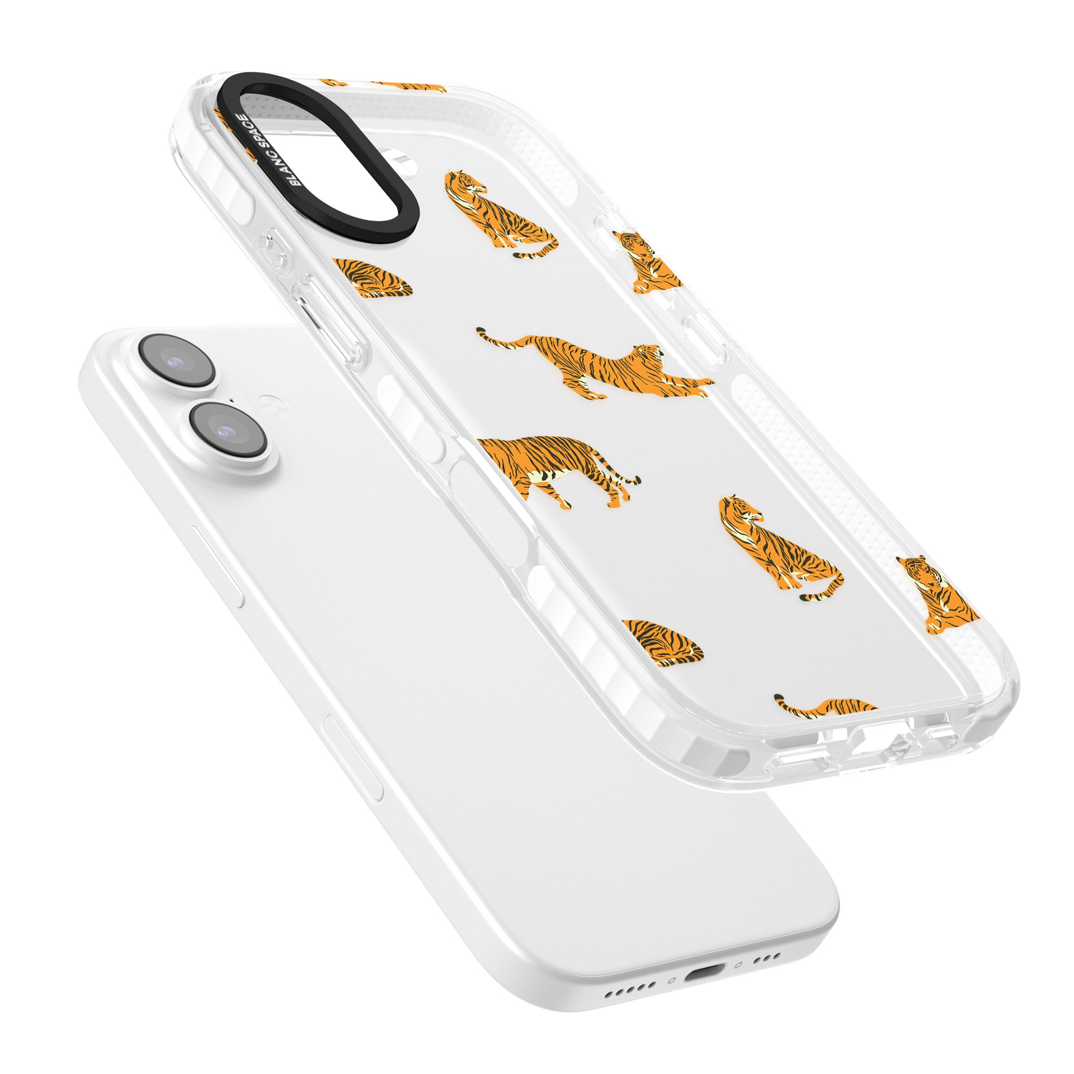 Clear Tiger Jungle iPhone 17 Impact Clear Phone Case Colours