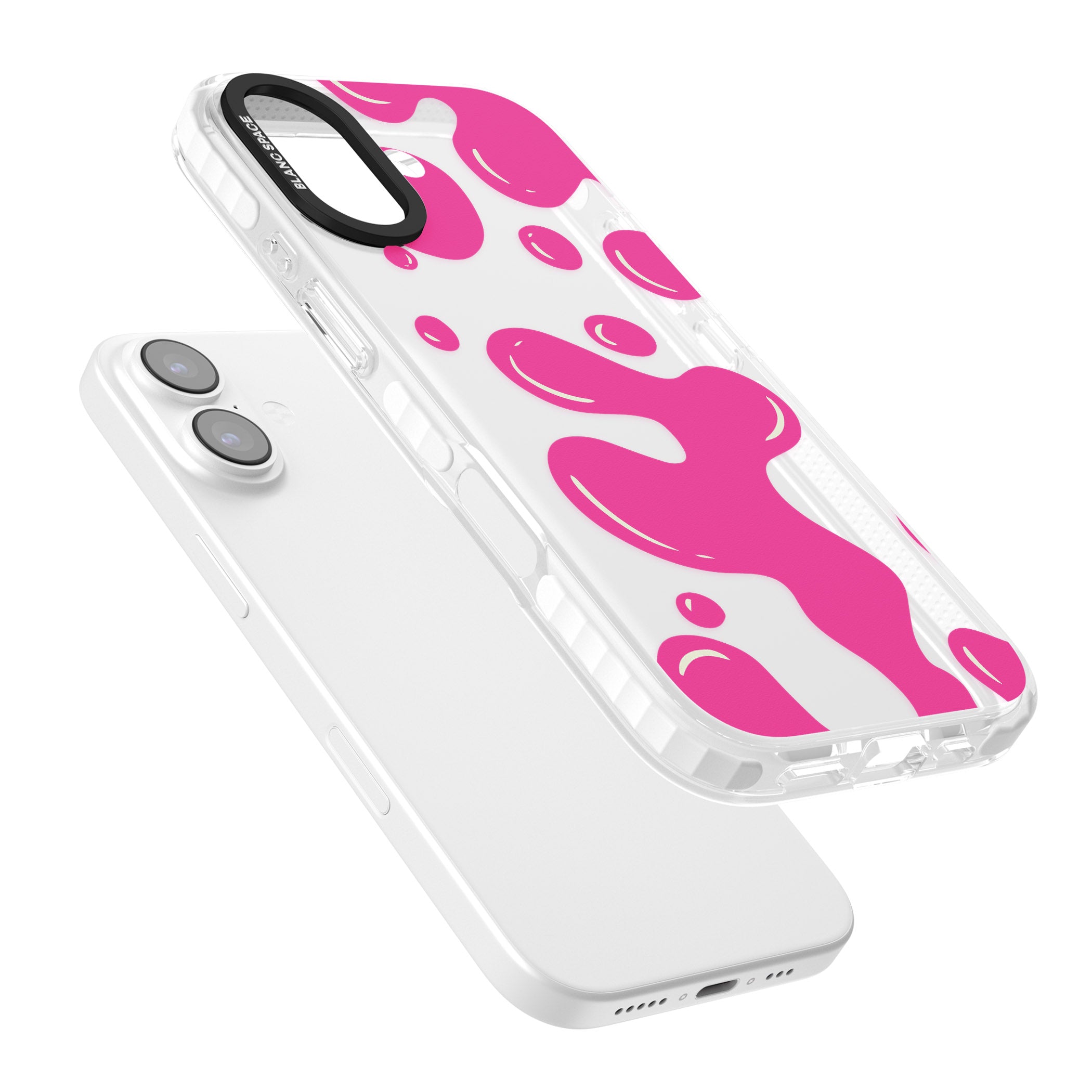 Pink Lava Lamp iPhone 17 Impact Clear Phone Case Colours
