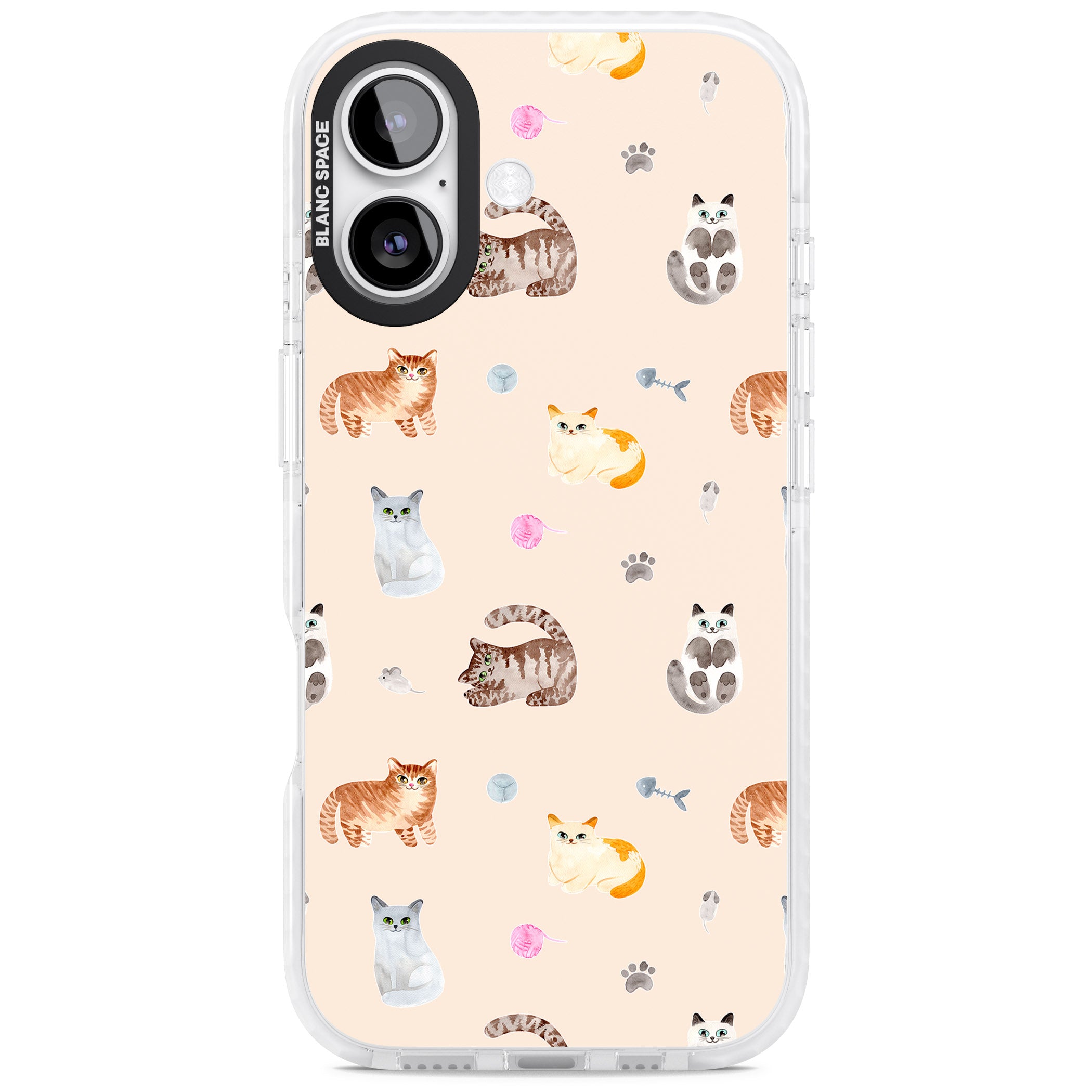 Cat Playground iPhone 17 Impact Clear Phone Case