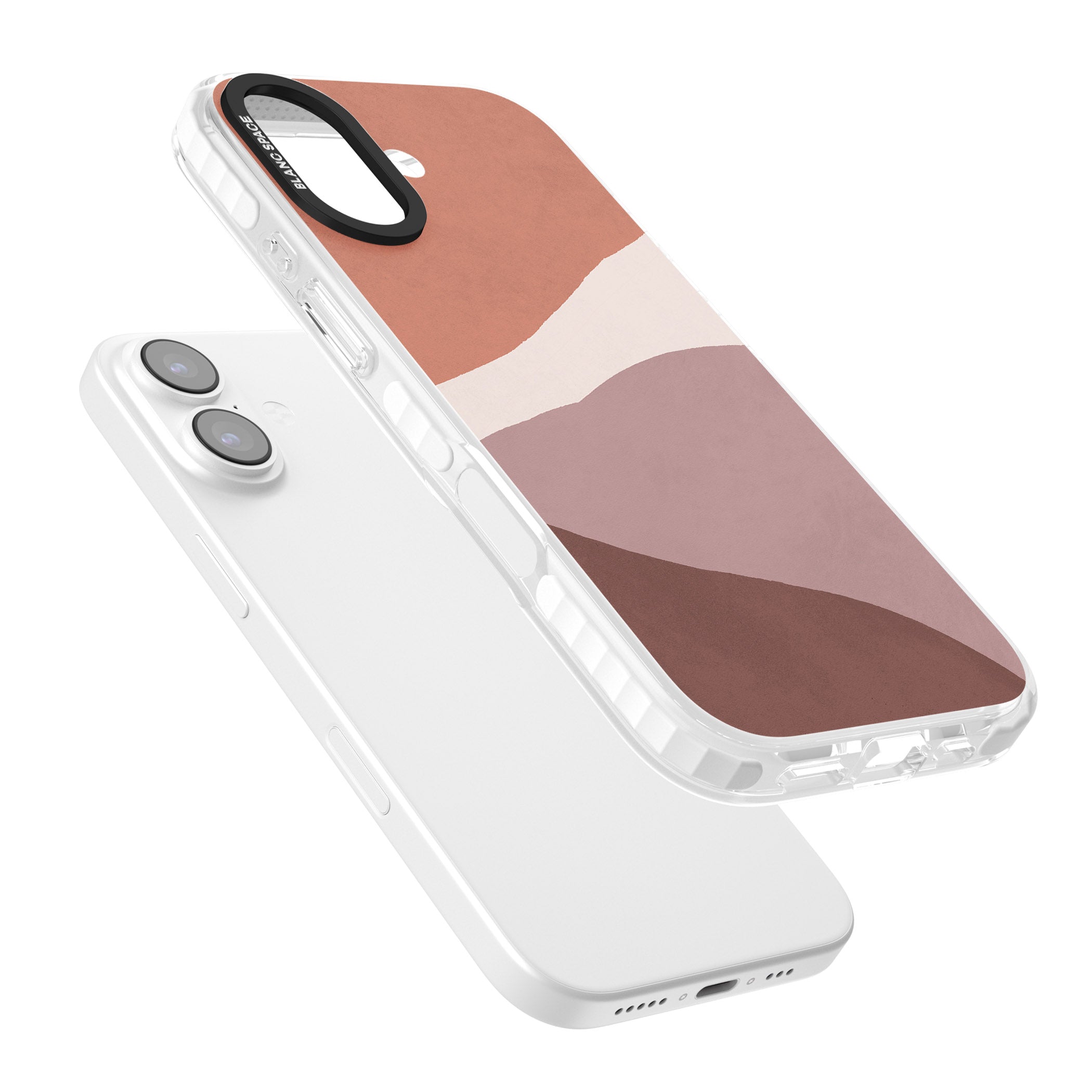 Lush Abstract Watercolour Design #2 iPhone 17 Impact Pro Clear Phone Case Colours